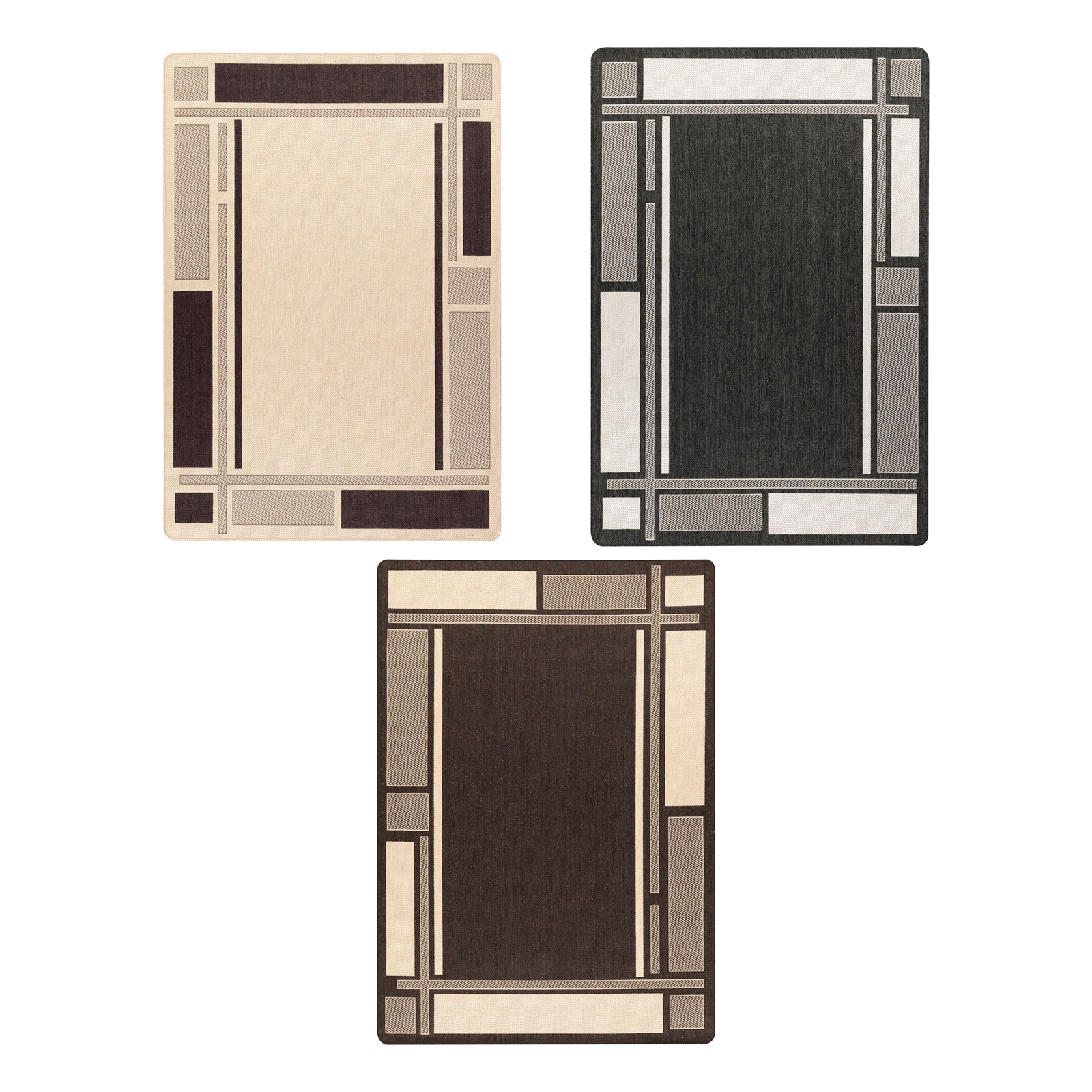 Peyer Syntex Smilla Outdoor-Teppich Bordüre 80/150 cm Teppich in mehreren Farben