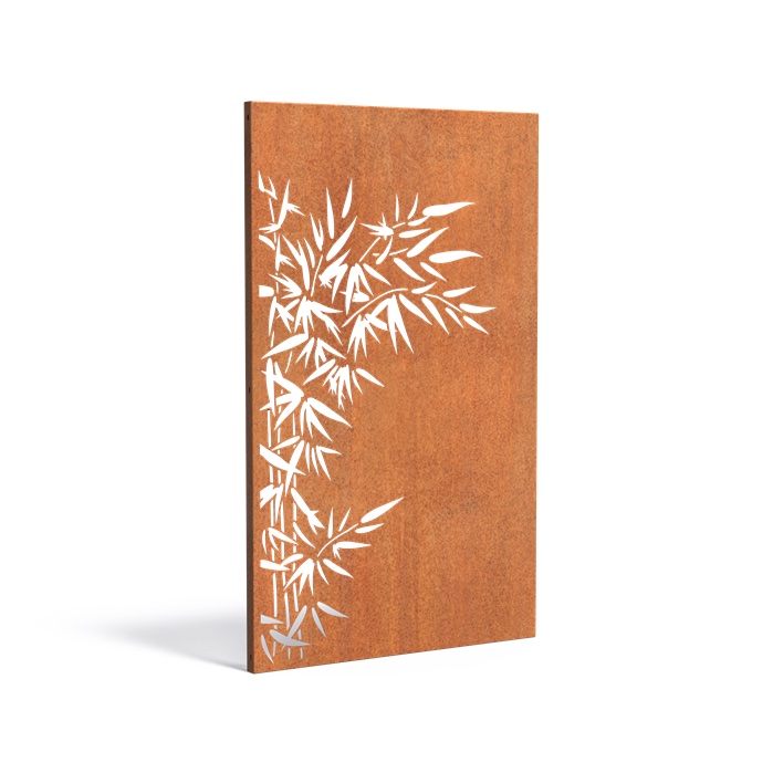 Adezz Paneel Nature CPN1 Cortenstahl 110x180 cm Gartenpaneel Sichtschutz Paneel