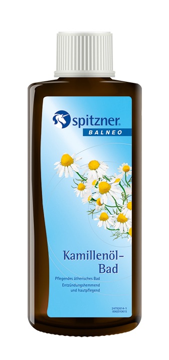 Spitzner Kamillenöl Bad 190 ml Gesundheitsfördernder Badezusatz mit ätherischem Öl der Kamille