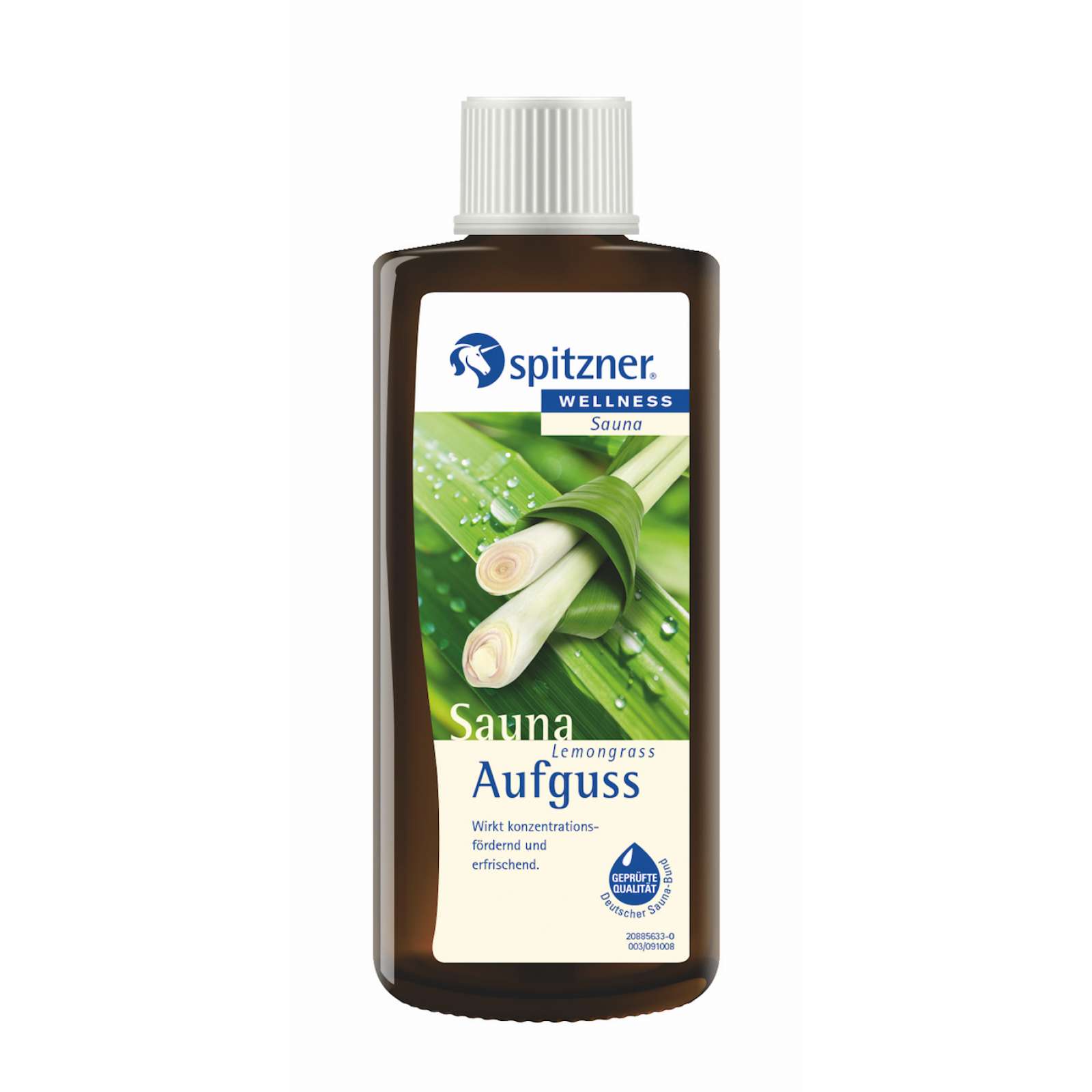 Spitzner Saunaaufguss Set Vital & Frisch 3x 190 ml Citrus-Mint, Lemongras, Grüntee-Avocado