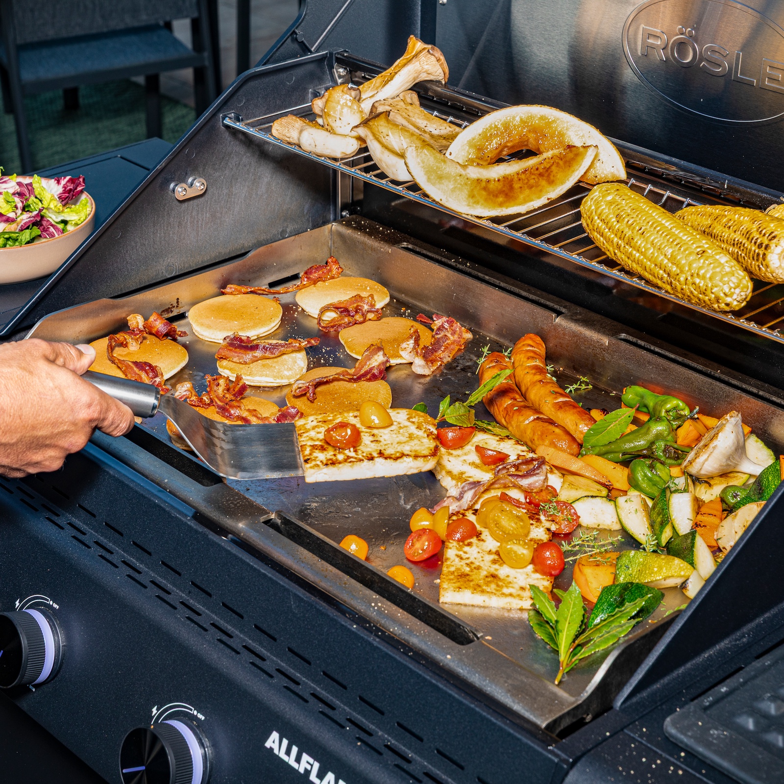 Rösle Full-Size BBQ Plancha für ALLFLAME / EPICFLAME 4 Brenner Gasgrill 251186