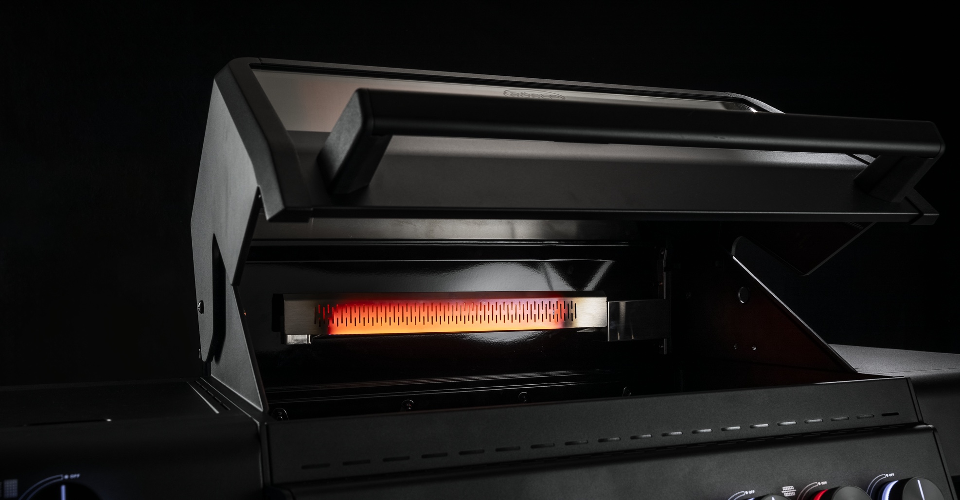 Rösle Gasgrill ALLFLAME Hero 6 Schwarz mit PRIMEZONE und Backburner 251054