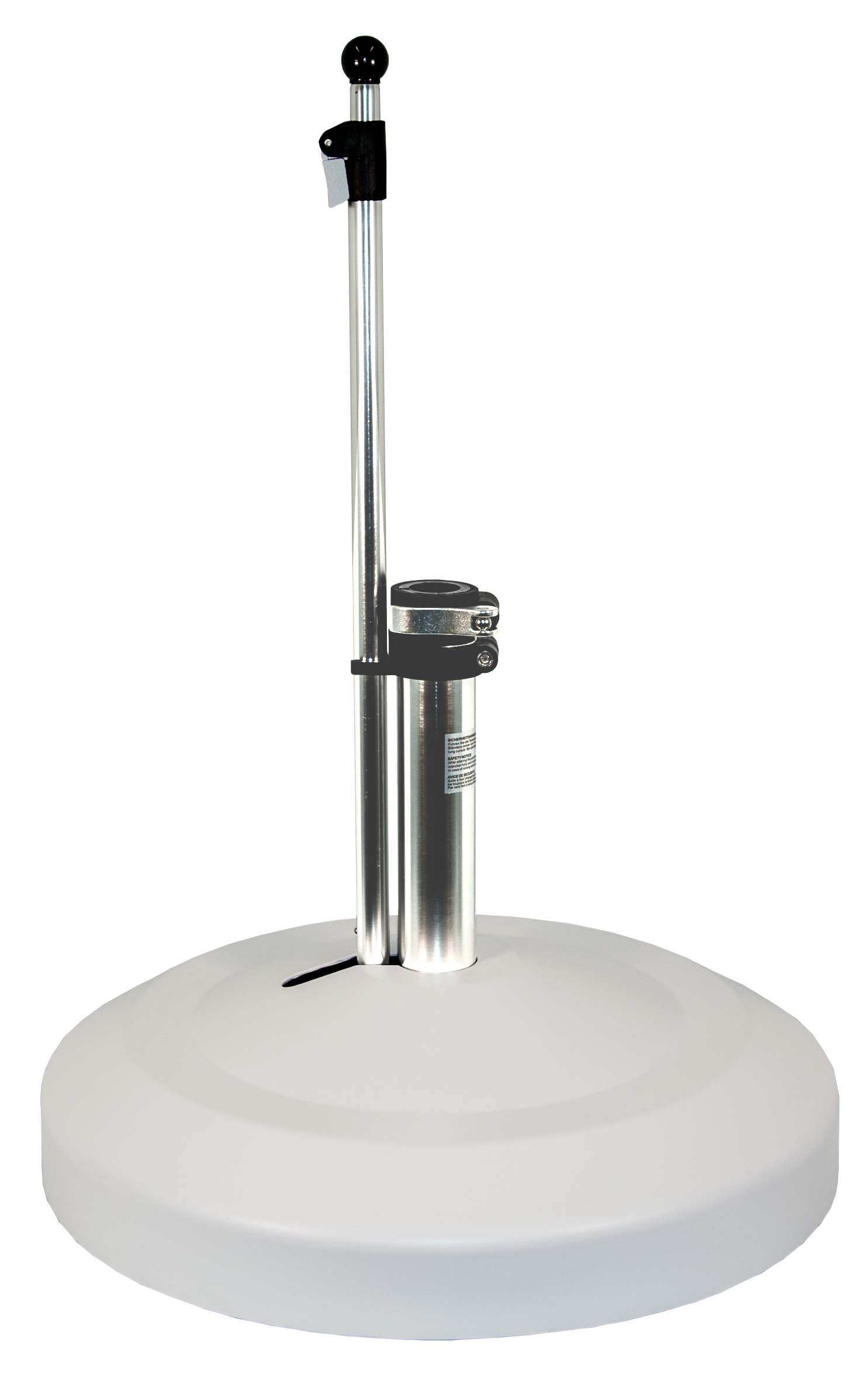 Liro Schirmständer Midi 60 K mit Schnellspannung Ø61 weiß 50K-61-01