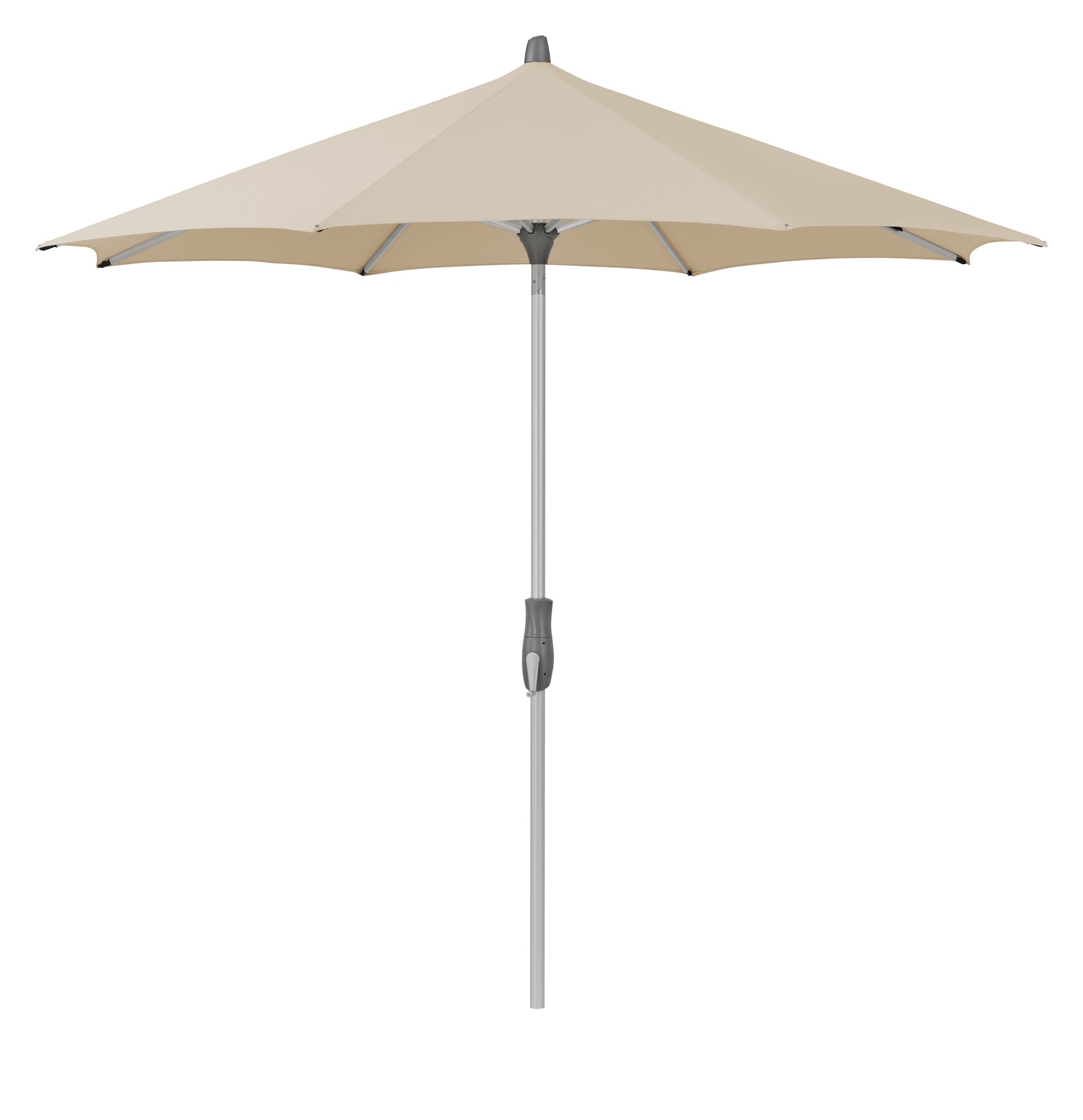 GLATZ Sonnenschirm ALU-TWIST rund ø 330 cm Stoffqualität 4 Farbe 422 Cream Mittelstock