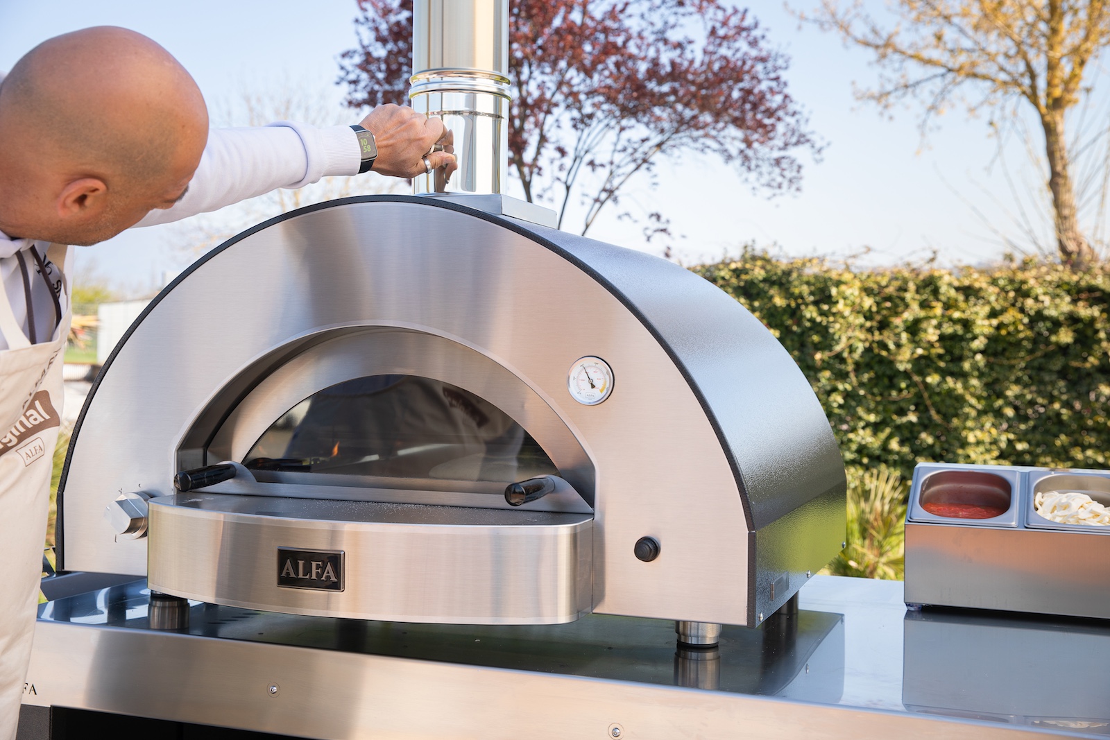 Alfa Forni Low & Slow Kit für Pizzaofen MODERNO 3 Pizze AC-KITLOWSLO3P