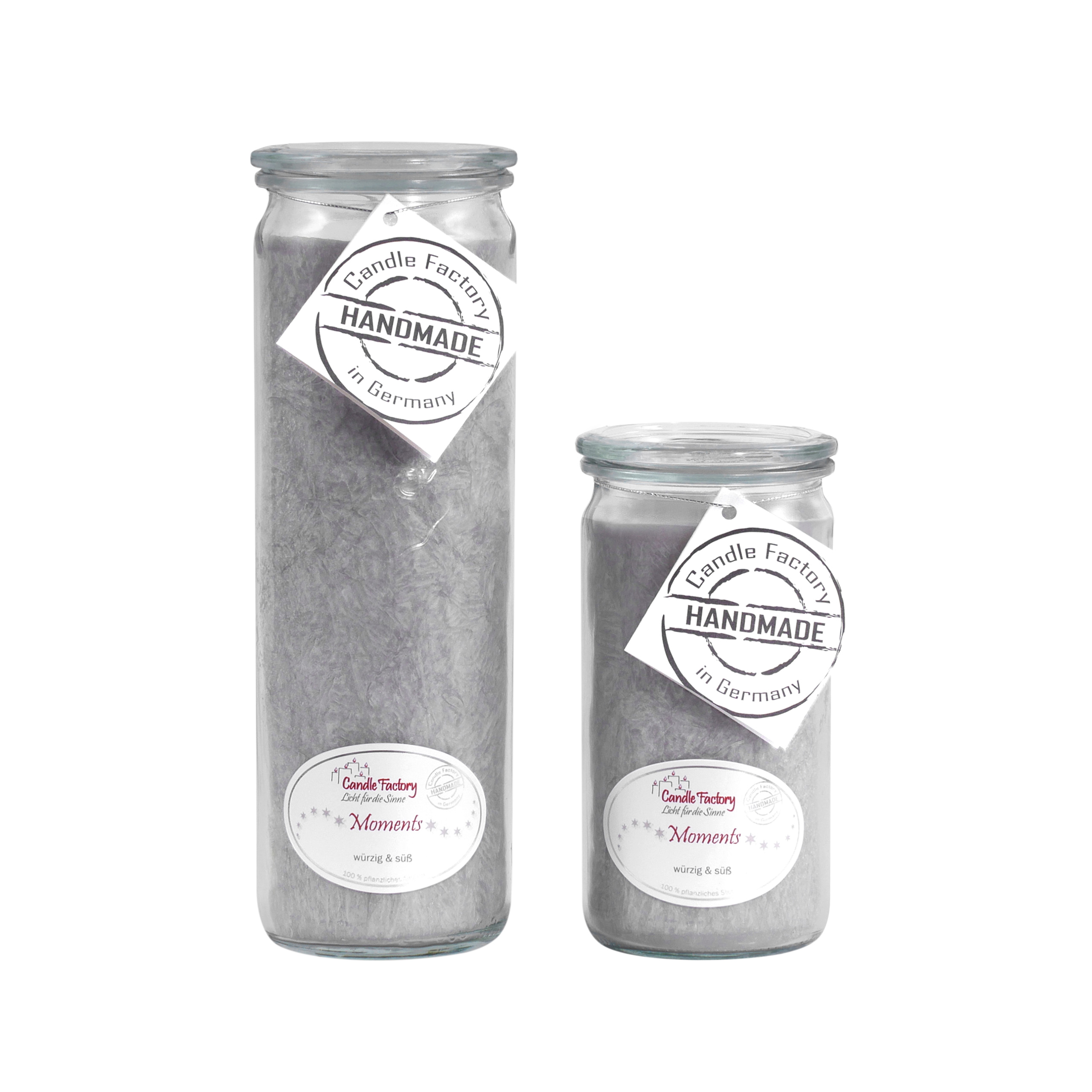 Candle Factory Kerzen-Set Moments Big + Mini Jumbo Duftkerze Dekokerze
