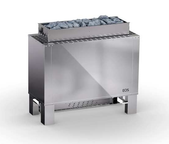 Eos 34.G HD 15 kW finnischer Saunaofen elektrischer Standofen aus Edelstahl
