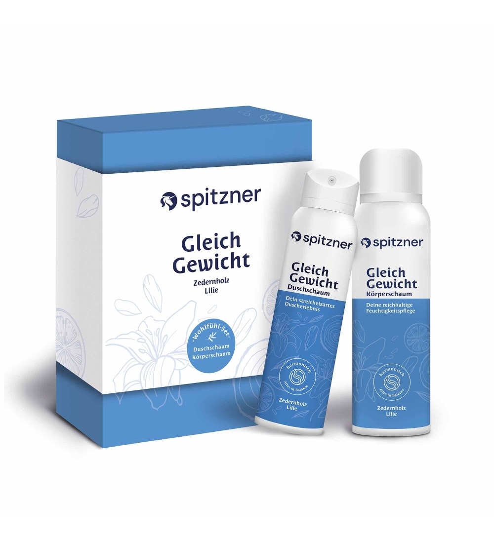 Spitzner Geschenkset GleichGewicht mit Duschschaum Körperschaum und Geschenkbox
