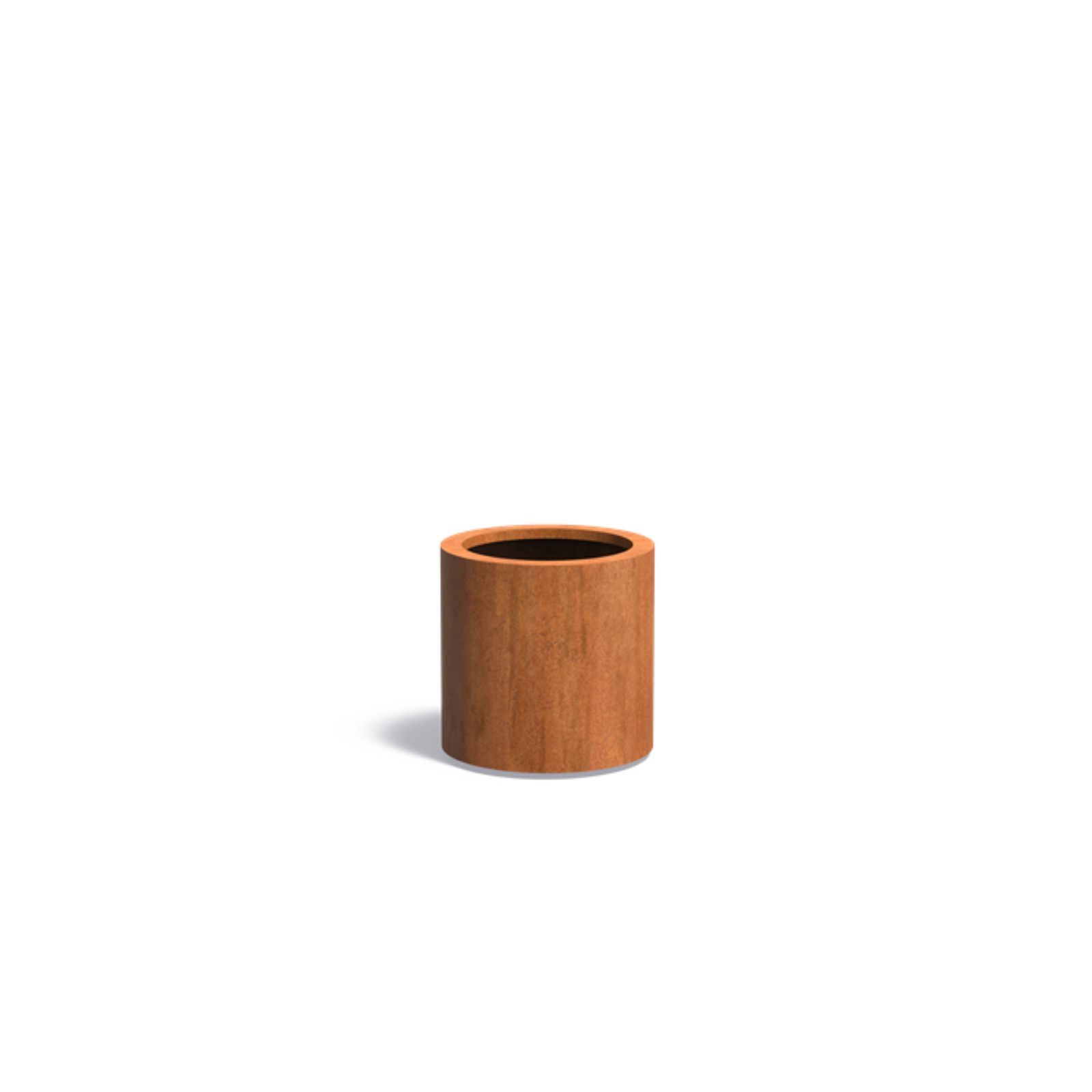 Adezz Circum mit Boden Pflanzgefäß aus Corten-Stahl Pflanzkübel Blumentopf