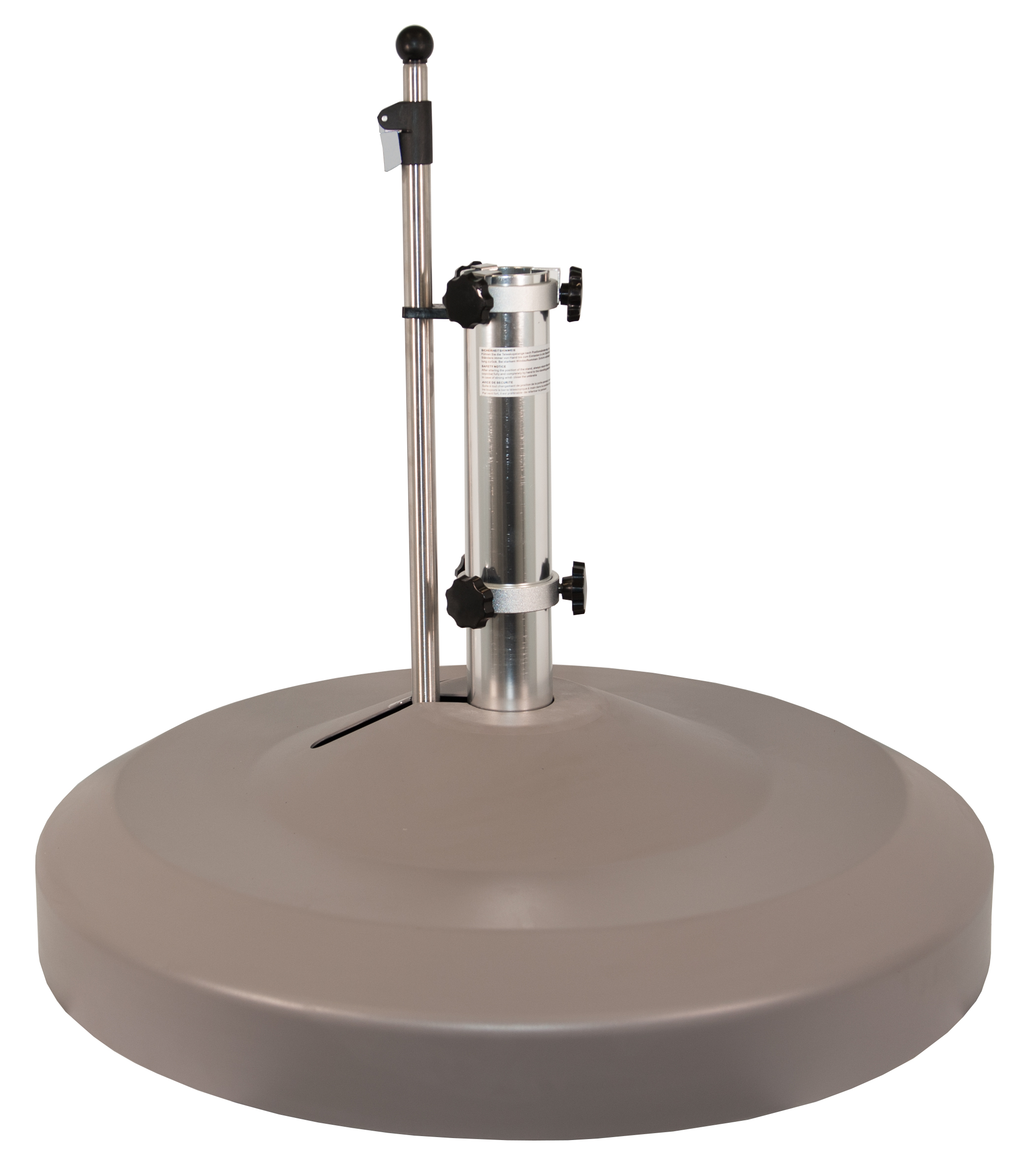 Liro Schirmständer Maxi 150 S mit flexibler Klemmung, Ø 90 graphit 150S-90-03
