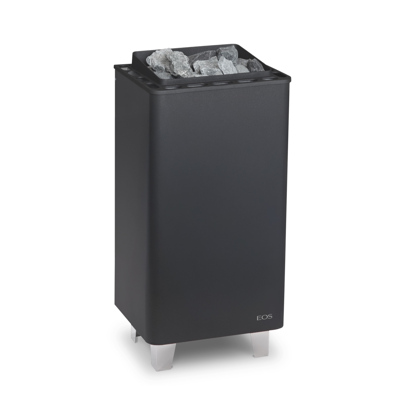 Eos Thermat 9 kW finnischer Saunaofen Elektrosaunaofen Standofen Anthrazit