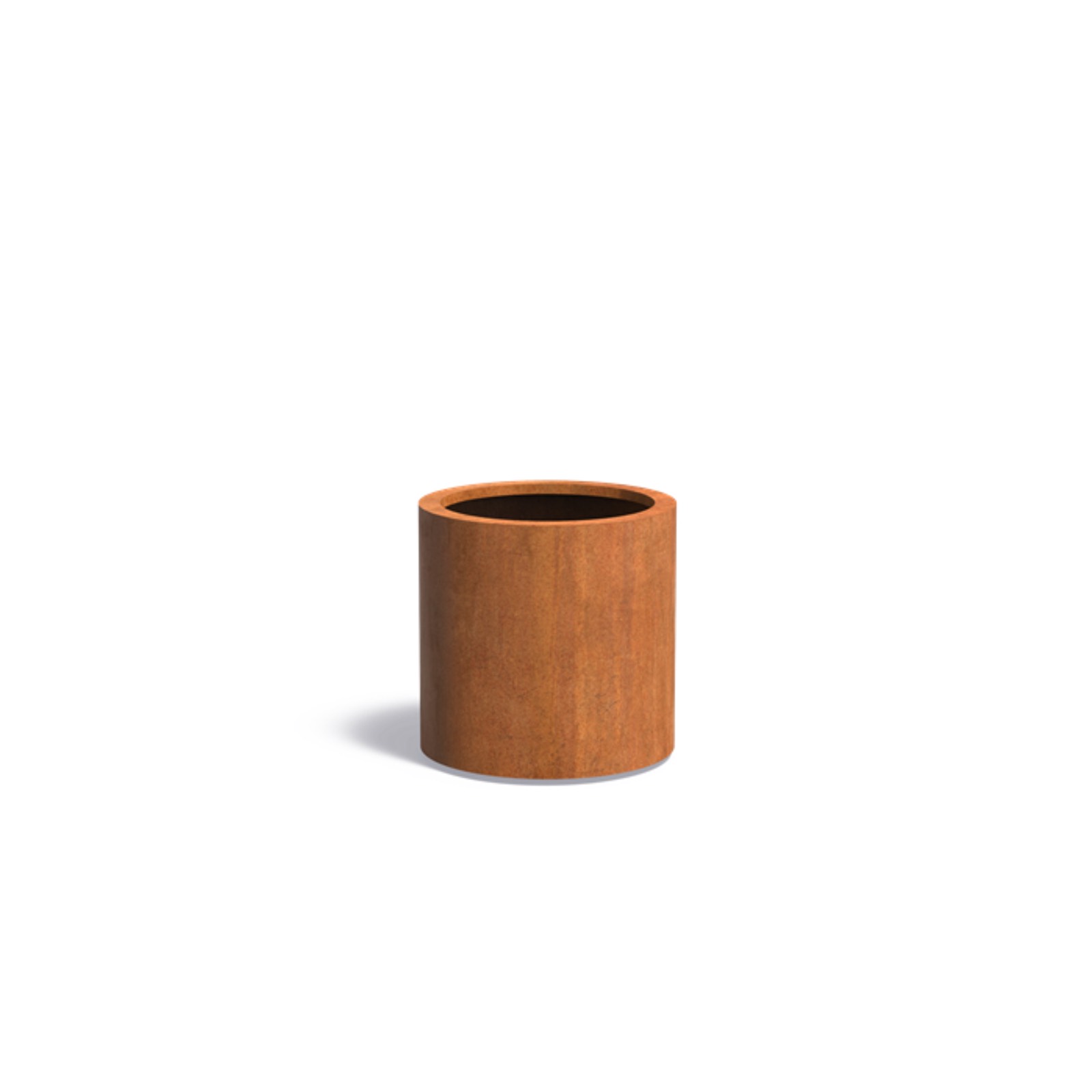 Adezz Circum mit Boden Pflanzgefäß aus Corten-Stahl Pflanzkübel Blumentopf