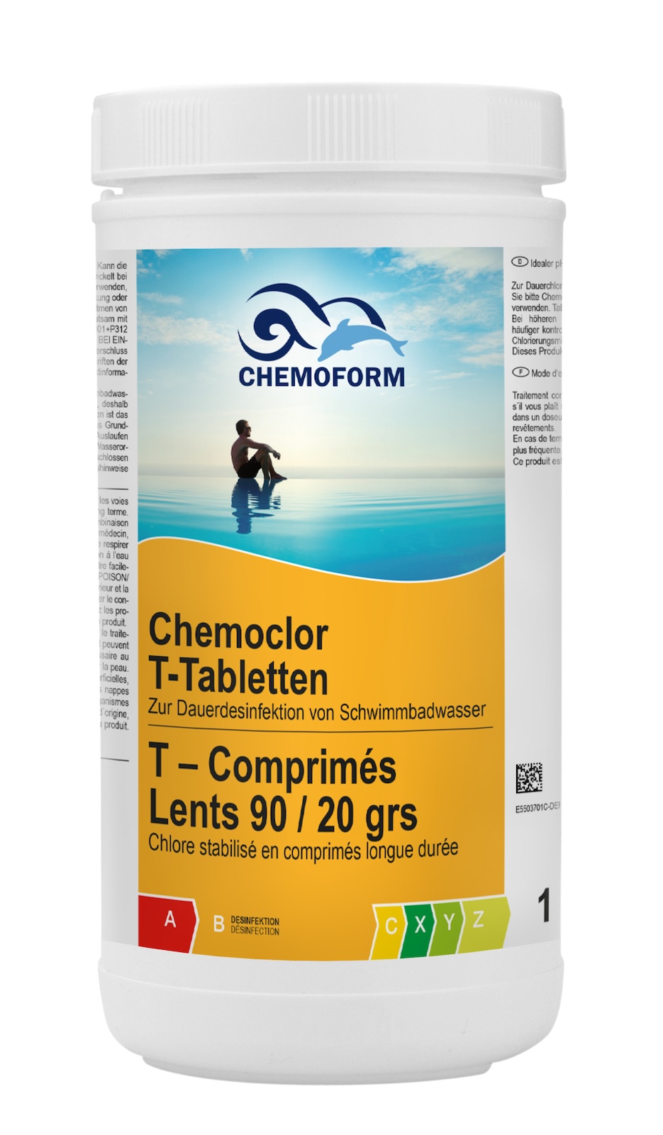 Chemoform Chemoclor T-Tabletten 20 g Chlortabletten zur Dauerdesinfektion 1 kg