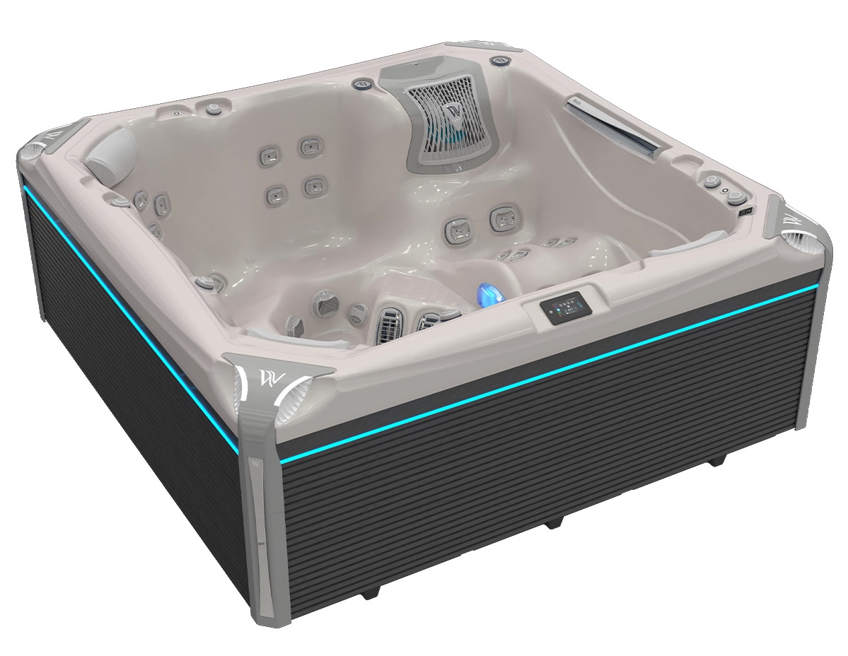 Wellis Kilimanjaro Life Premium Whirlpool Außenwhirlpool 236x236x95cm für 6 Personen inkl. Thermocover