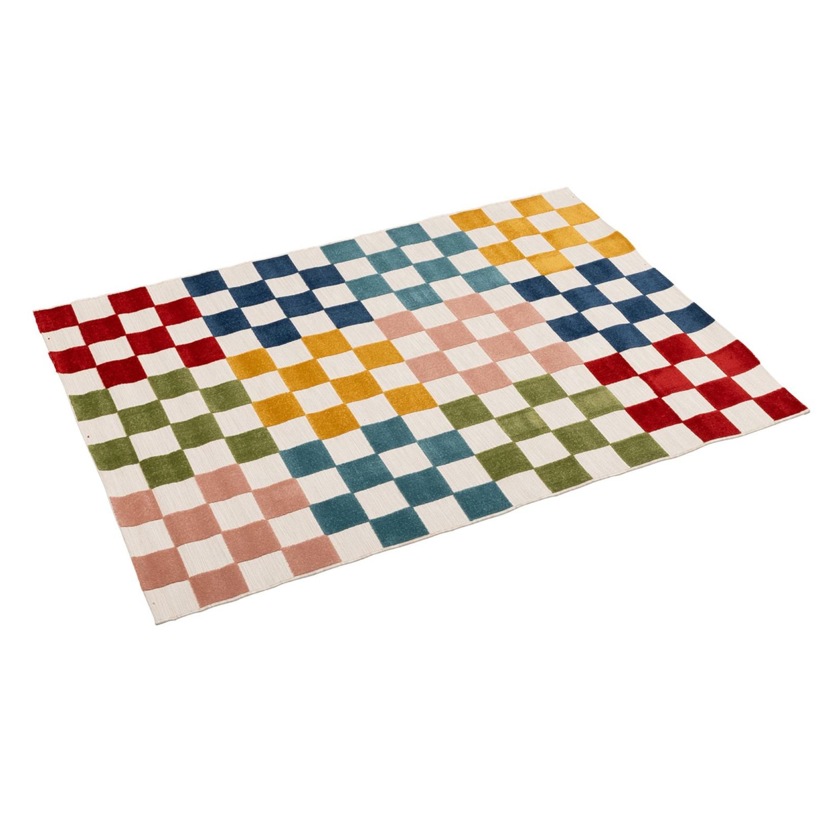 Kettler Outdoorteppich Cube Größe 160x230 cm, beige bunt