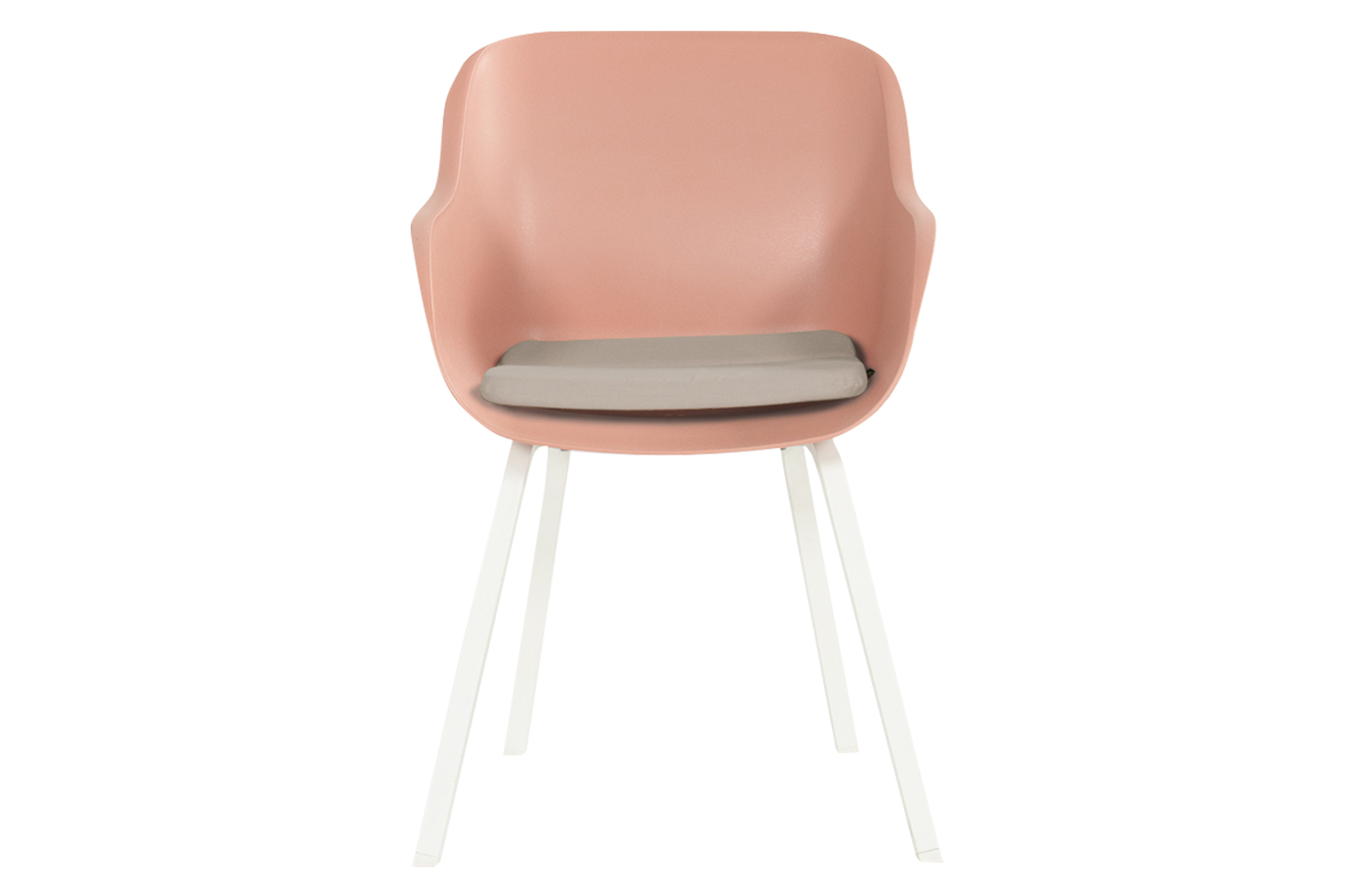 Hartman Le Soleil Element Dining Stuhl pink inkl. SEAQUAL Sitzkissen taupe