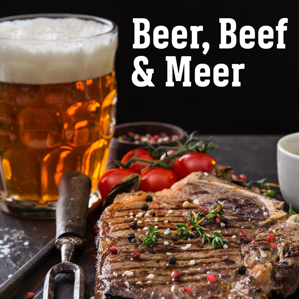 14.08.2026 Grillkurs Beer, Beef & Meer - Bier Tasting meets Grillkurs - Freitag - 4 bis 5 Std.