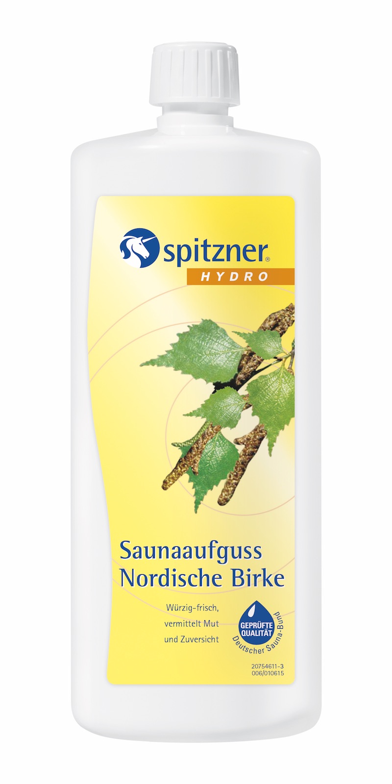Spitzner Hydro Saunaaufguss Nordische Birke 1 Liter 7542044