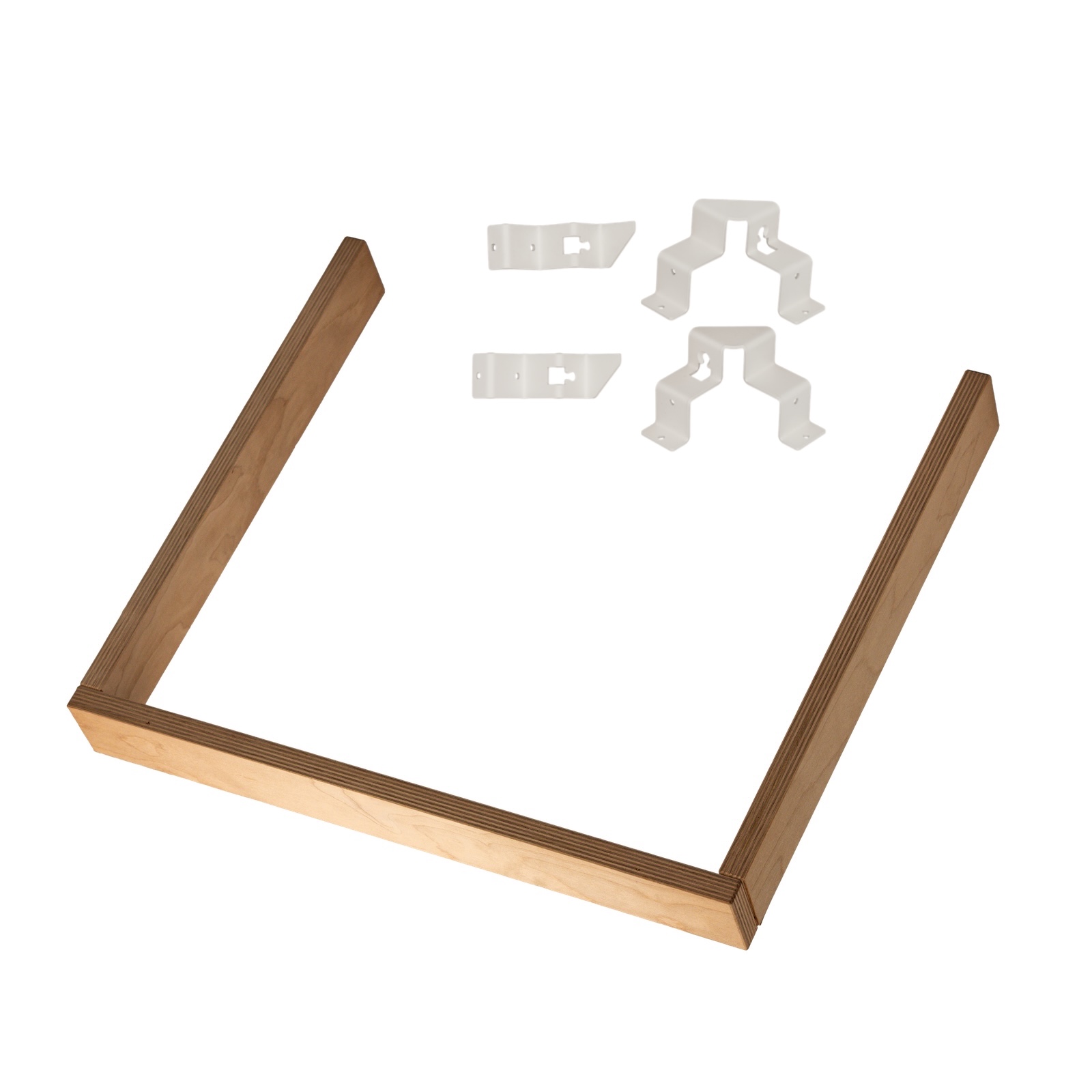 HUUM Core Wall Safety Railing Schutzgeländer inkl. Halter in Weiß