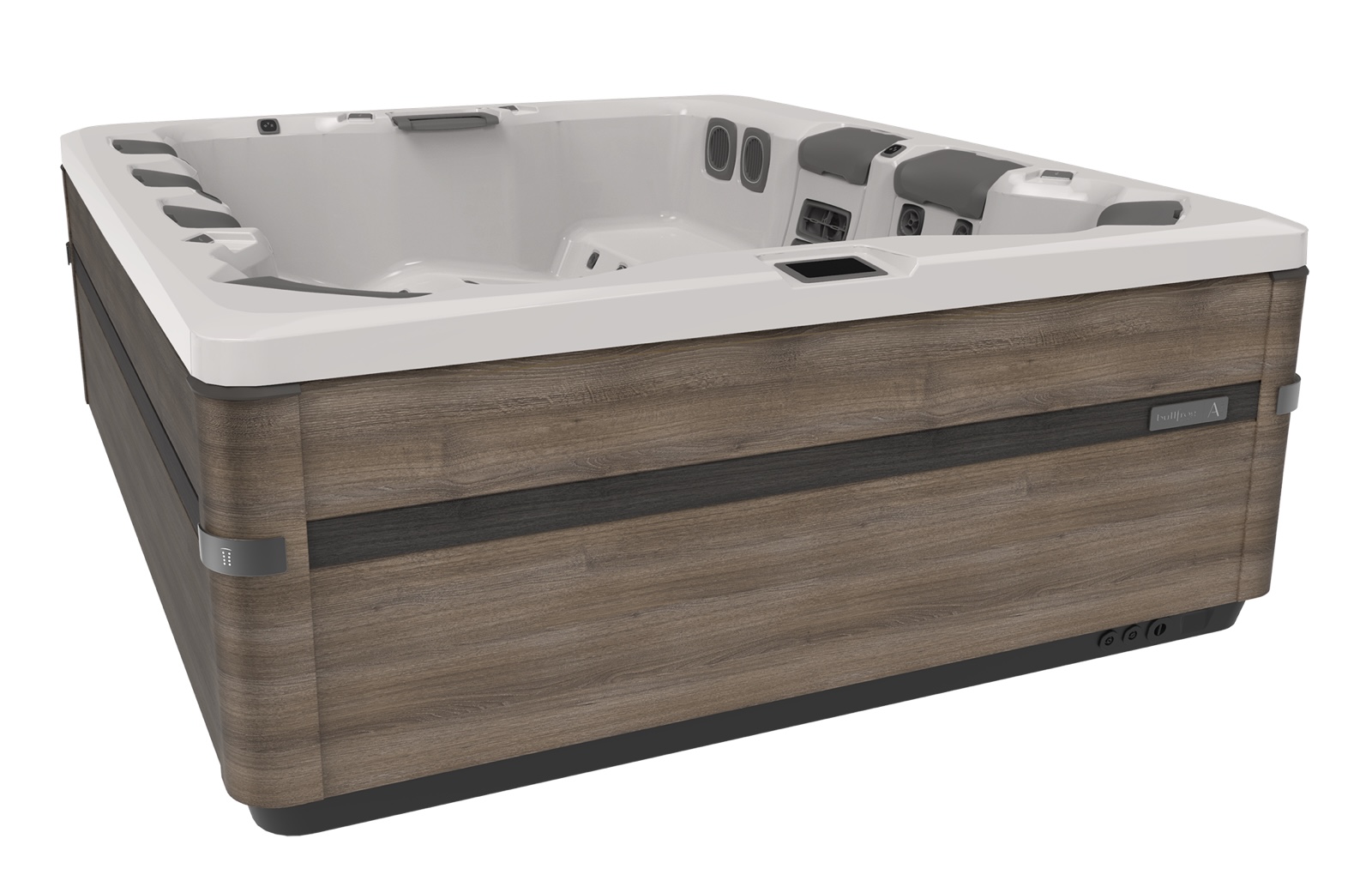 Bullfrog Spas A9L Select Whirlpool für 8 Personen 239x279x97cm Ebony / Timber