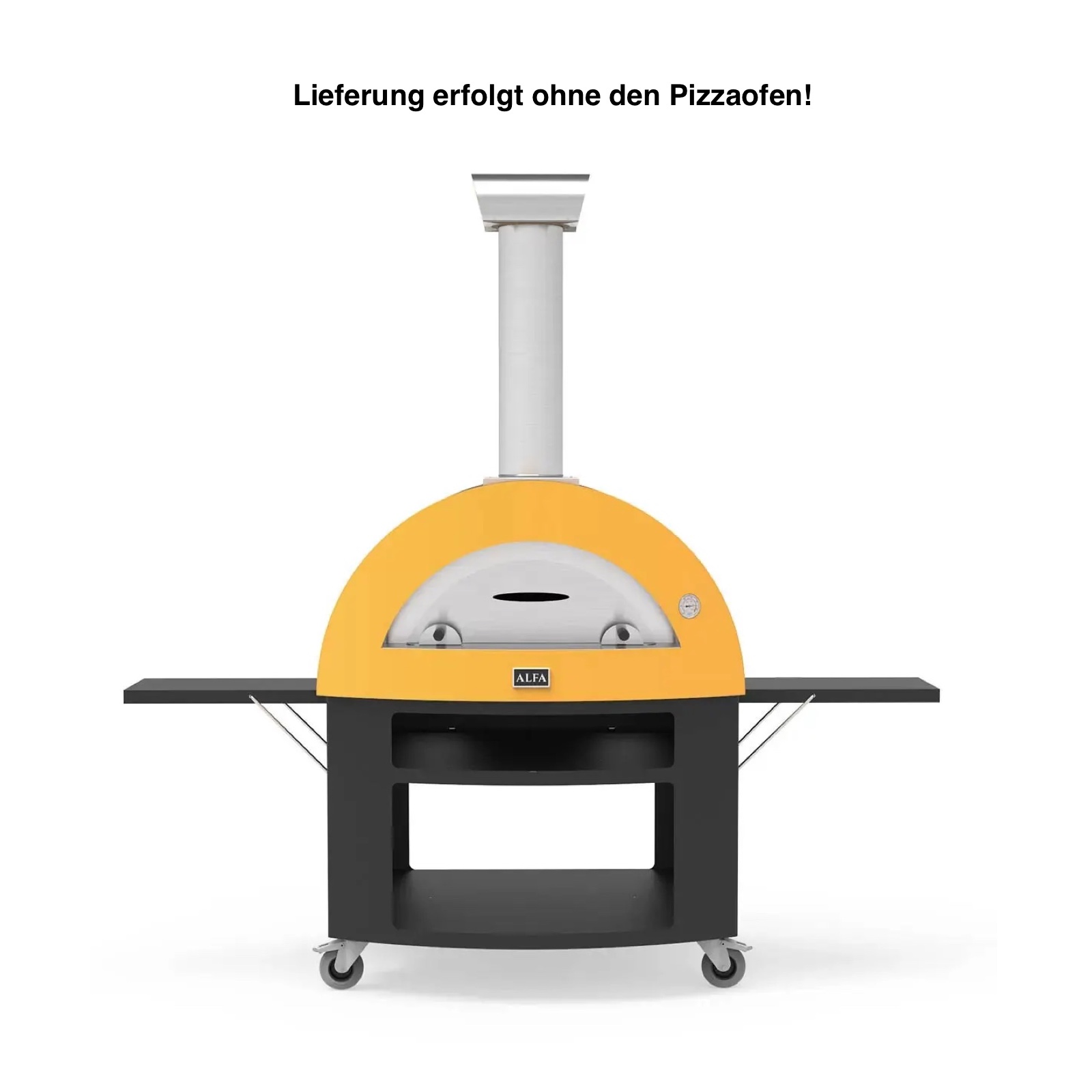 Alfa Forni Unterbau 5 Pizze für MODERNO Pizzaofen Schwarz BF-5P-NEGO