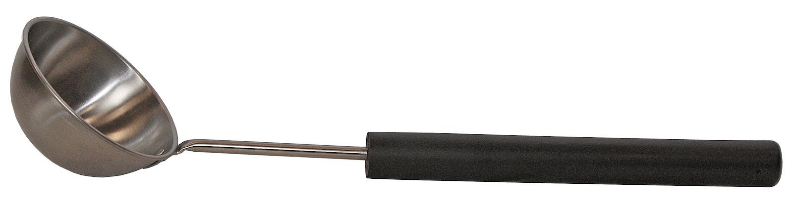 Nikkarien Saunakelle Edelstahl  Ø 45 cm schwarzer Holzgriff 10354