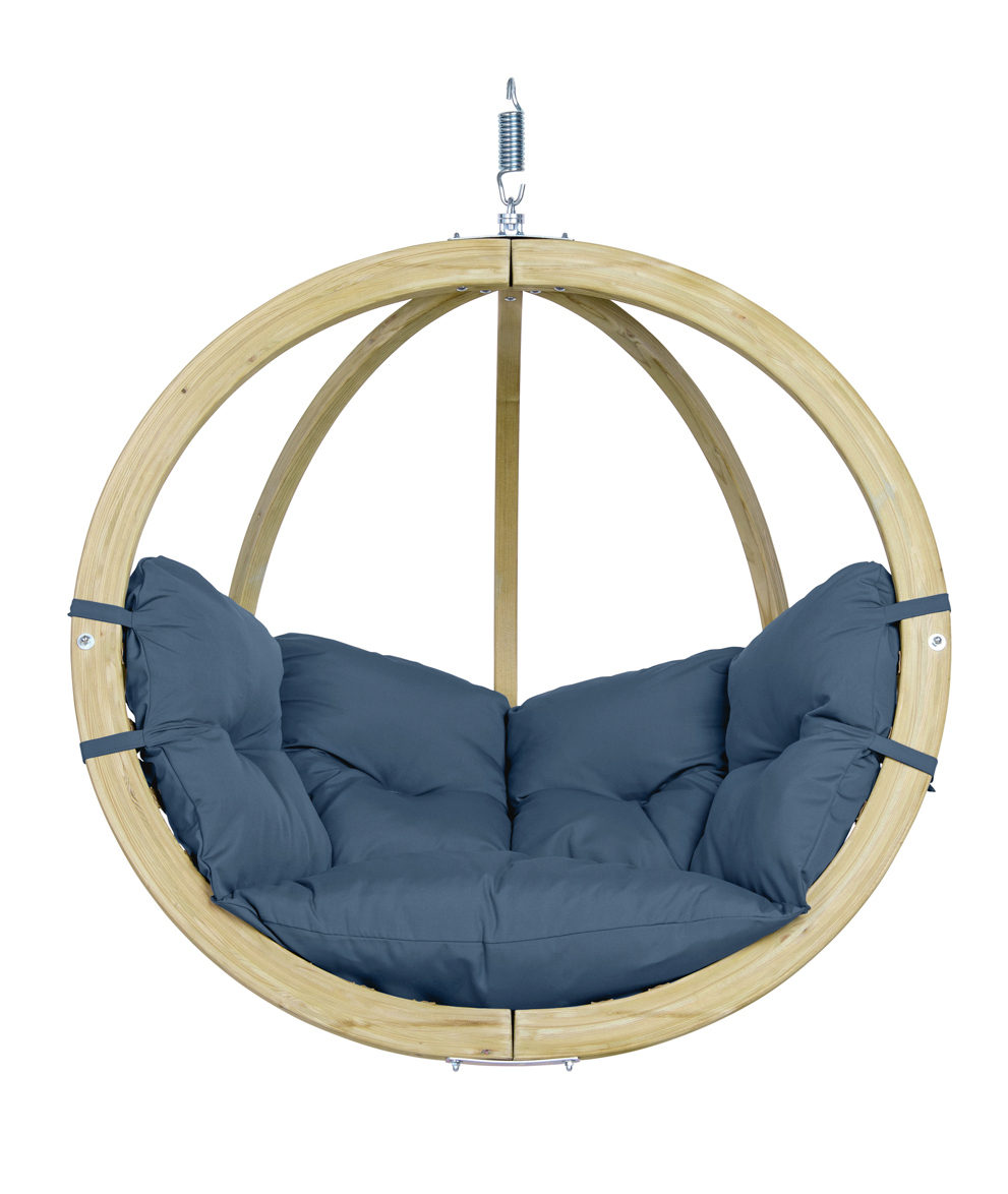 AMAZONAS Hängesessel Globo Chair Brisa inkl. Sitzkissen und Spiralfeder
