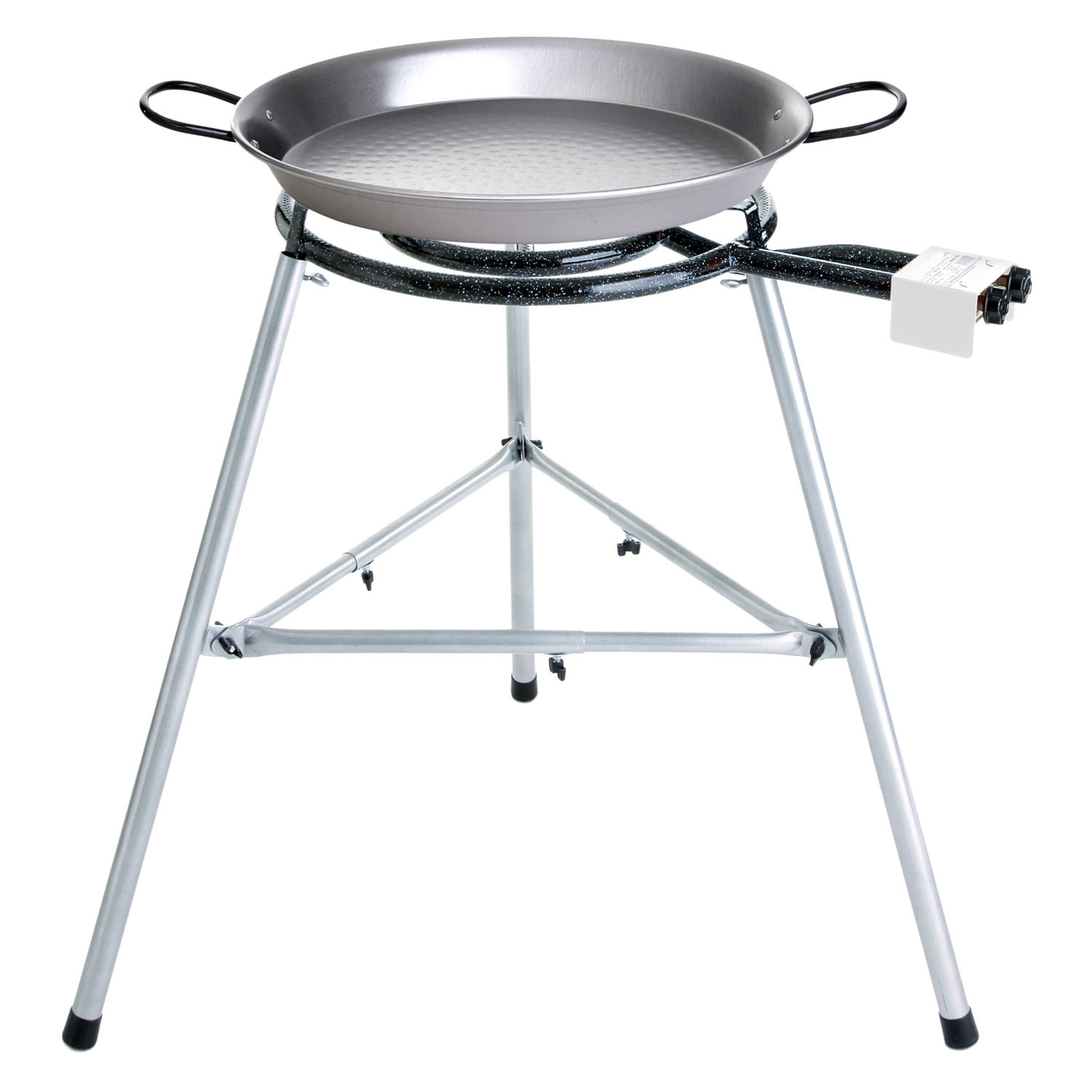 Paella World Comfort Line Set 6 Brenner mit Paella-Pfanne Stahl Ø 60/90 cm Gastronomie/Catering