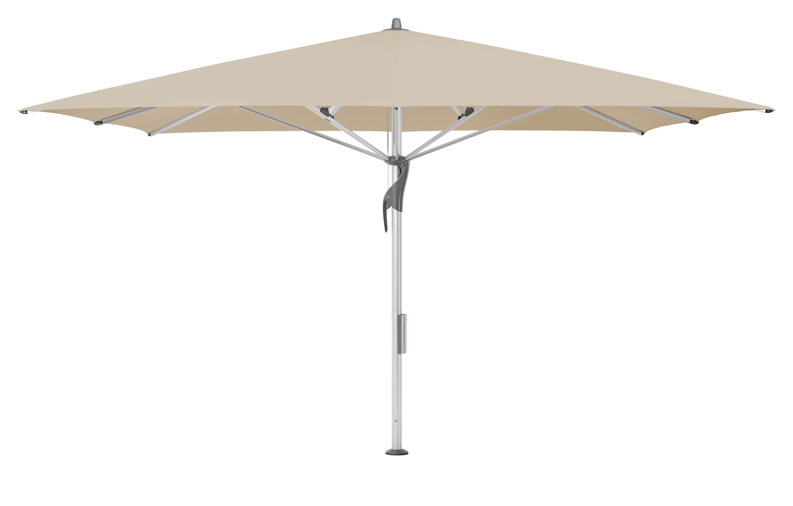 GLATZ Sonnenschirm FORTELLO® rechteckig 400 x 300 cm Mittelmastschirm inkl. Akku-Pack in 10 Farben
