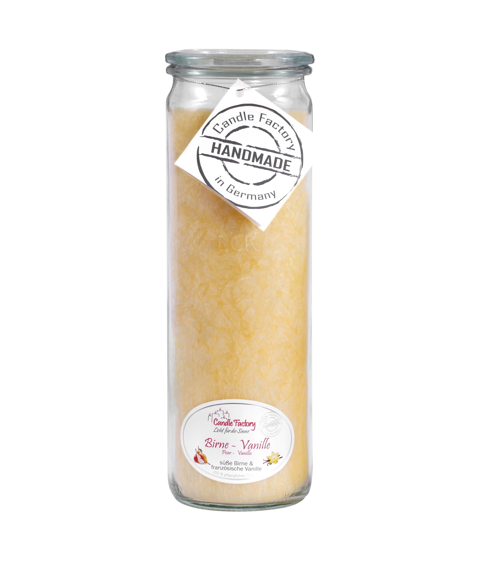 Candle Factory Big Jumbo Birne-Vanille Duftkerze Dekokerze 306108