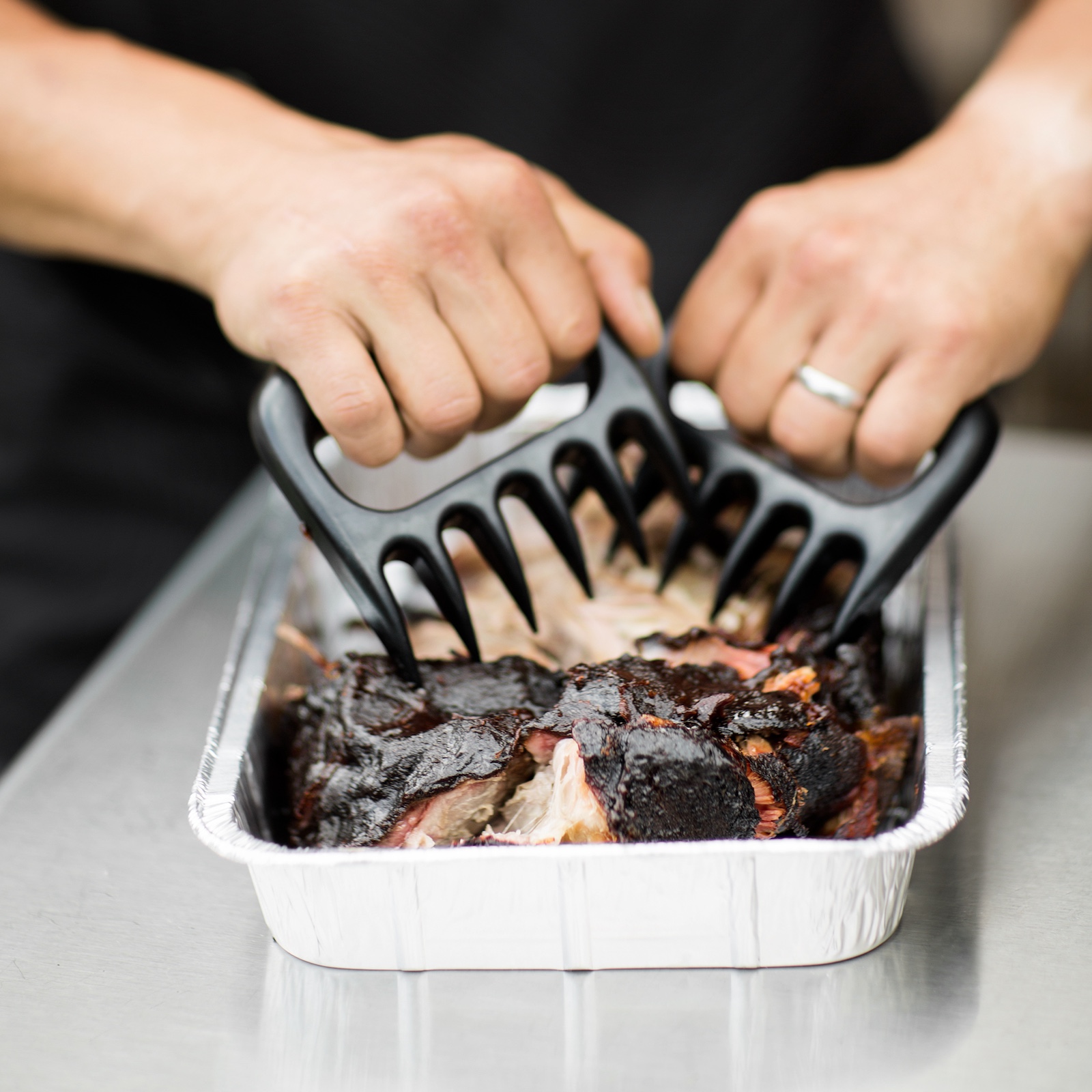 Rösle Pulled-Pork-Gabeln 2er-Set Fleischkrallen aus Polycarbonat 250088
