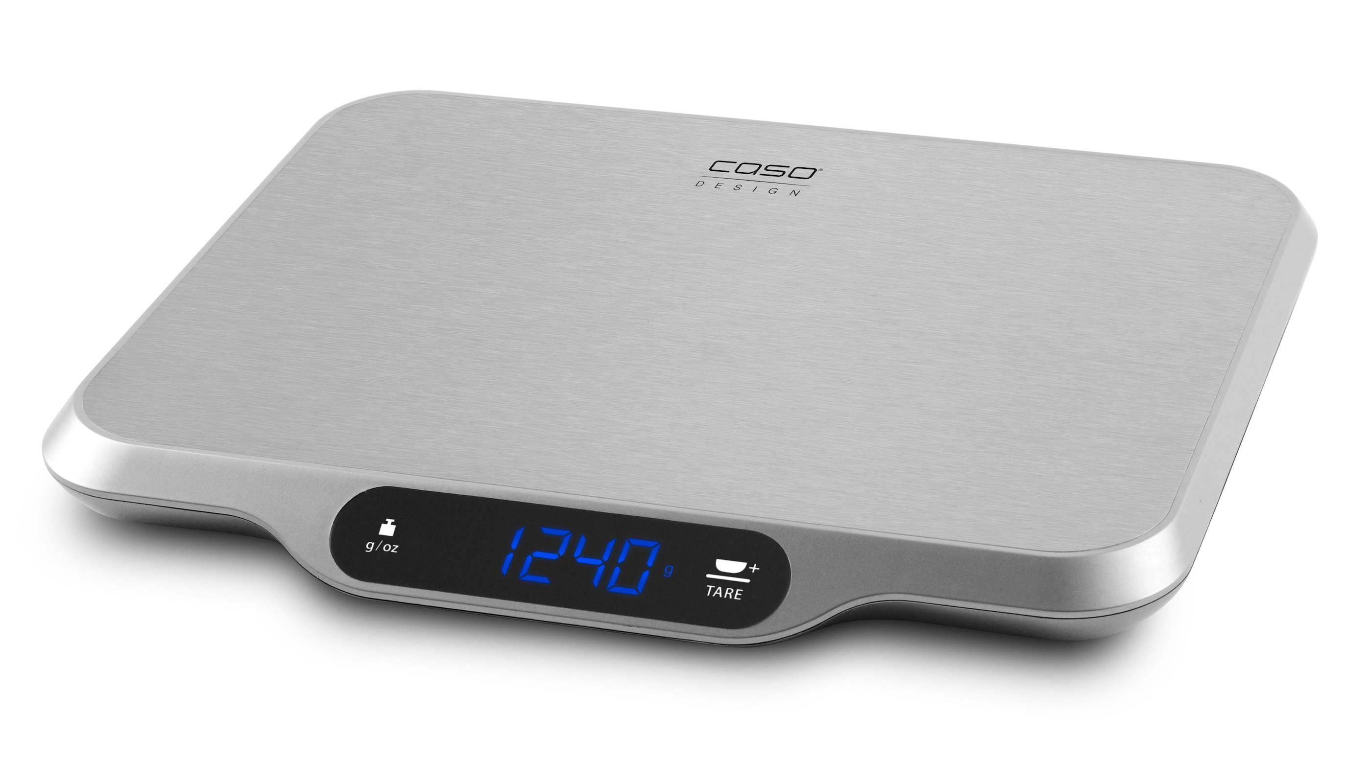 Caso Design L 15 Design-Küchenwaage mit großer Wiegefläche