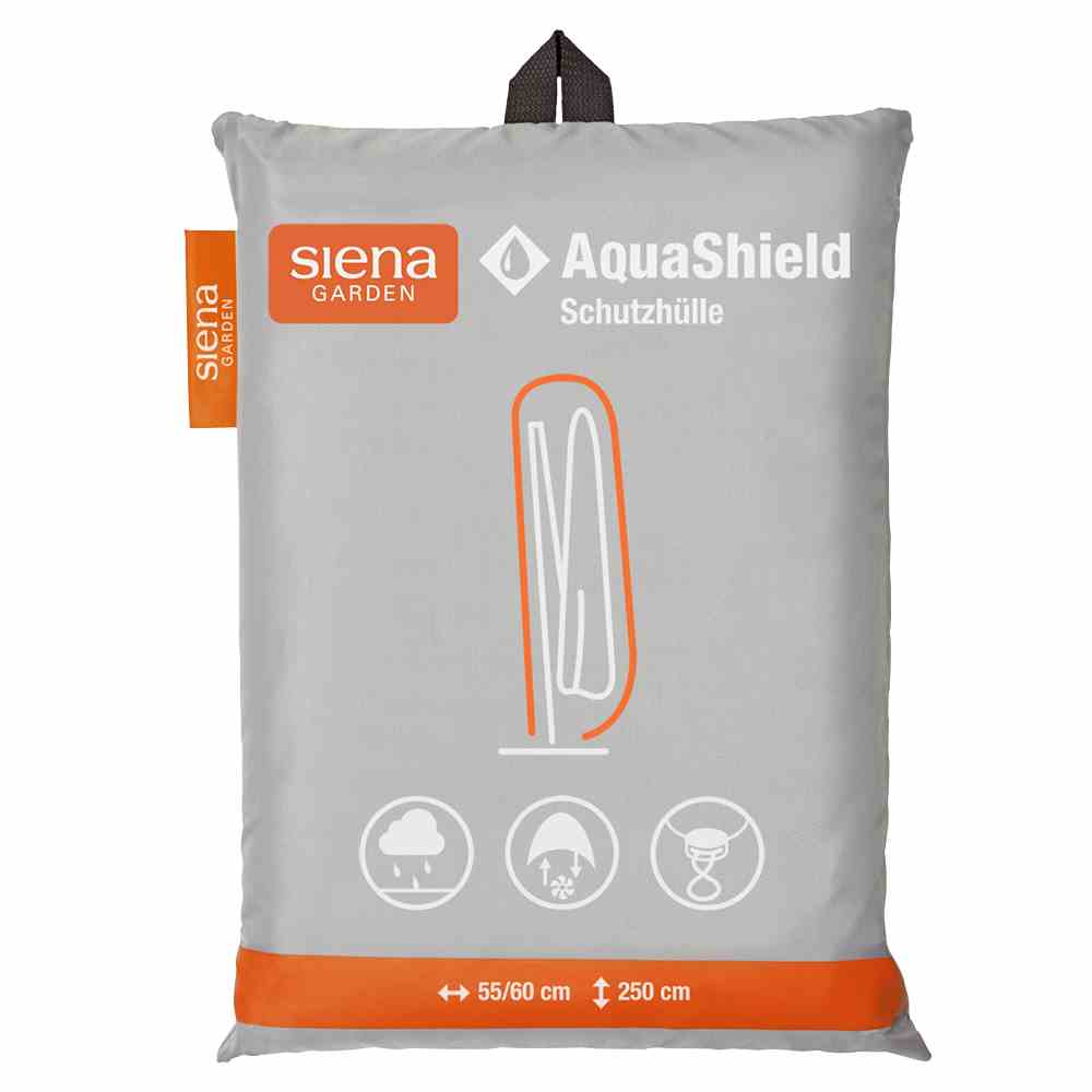 Siena Garden AquaShield Ampelschirm - hellgrau, Polyester