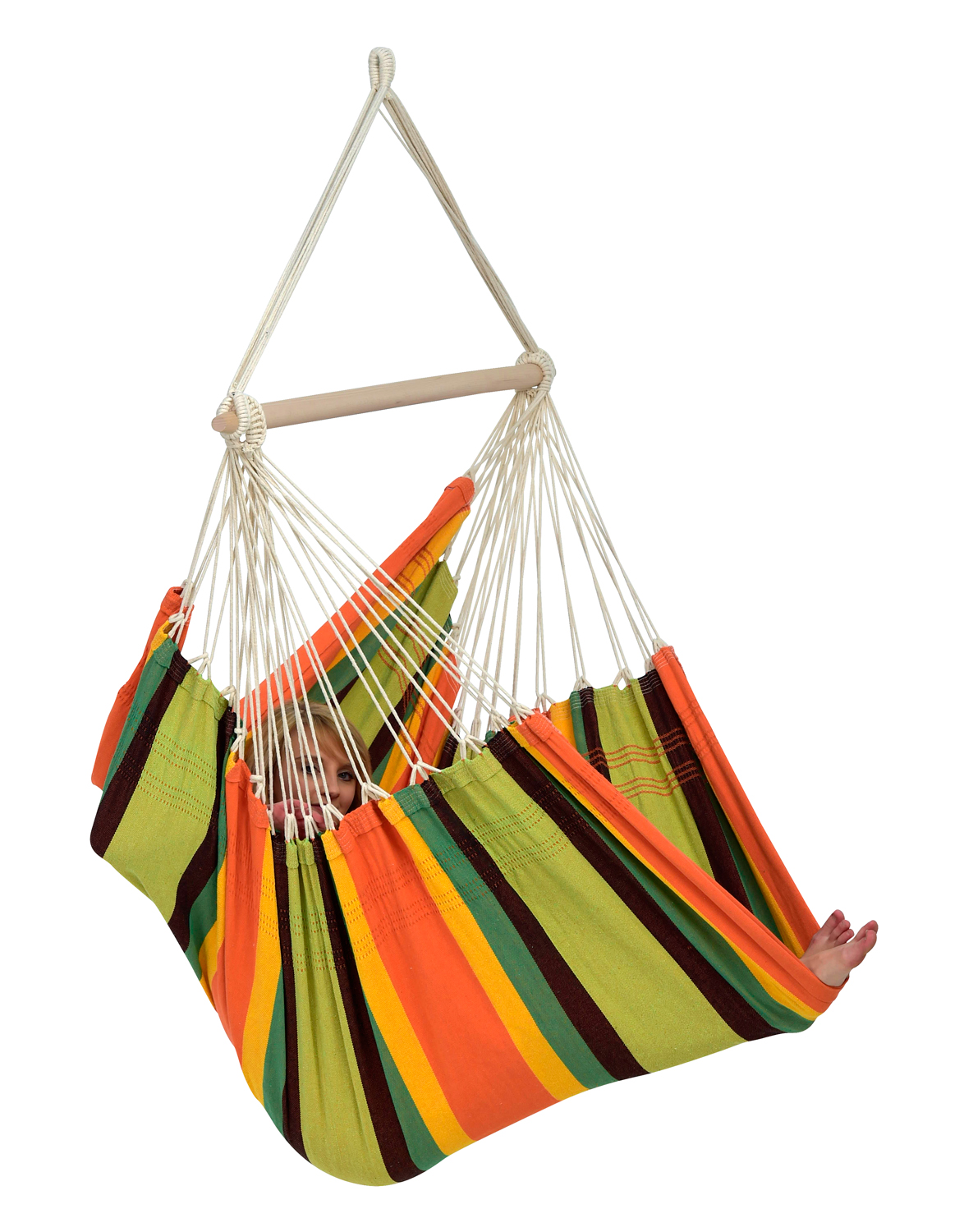 AMAZONAS XXXL Hängesessel Brasil Gigante Esmeralda mit Spreizstab Sitzfläche ca. 200 x 140 cm