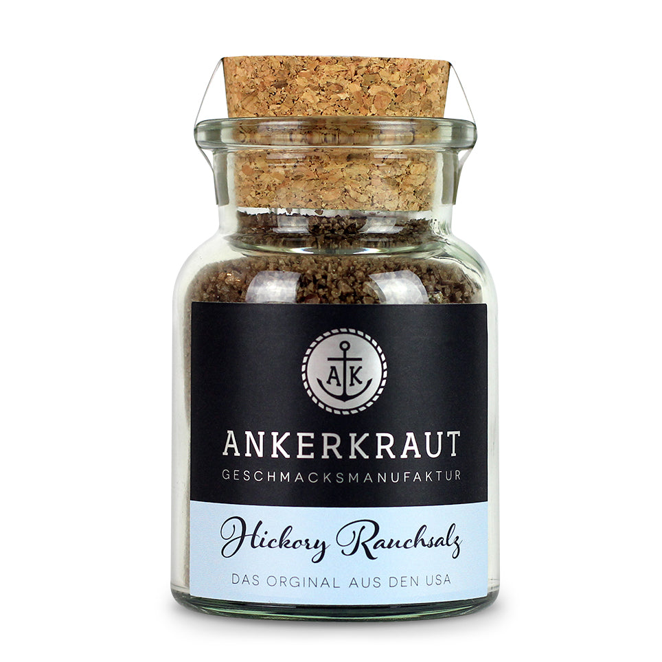 Ankerkraut Hickory Rauchsalz Gewürzsalz 75 g im Korkenglas