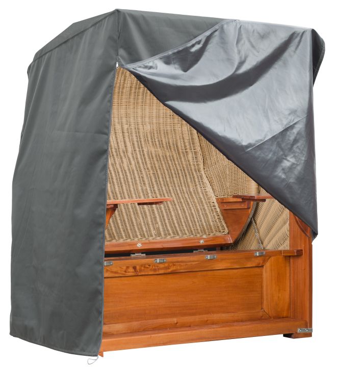 deVries Premium XXL Schutzhaube Albatros/Seemöwe Schutzhülle für Strandkörbe