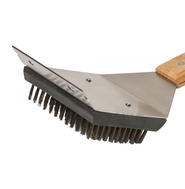 Monolith Ersatzbürstenkopf Ersatzkopf mit Borsten aus Edelstahl für Monolith Grillbürste 206016