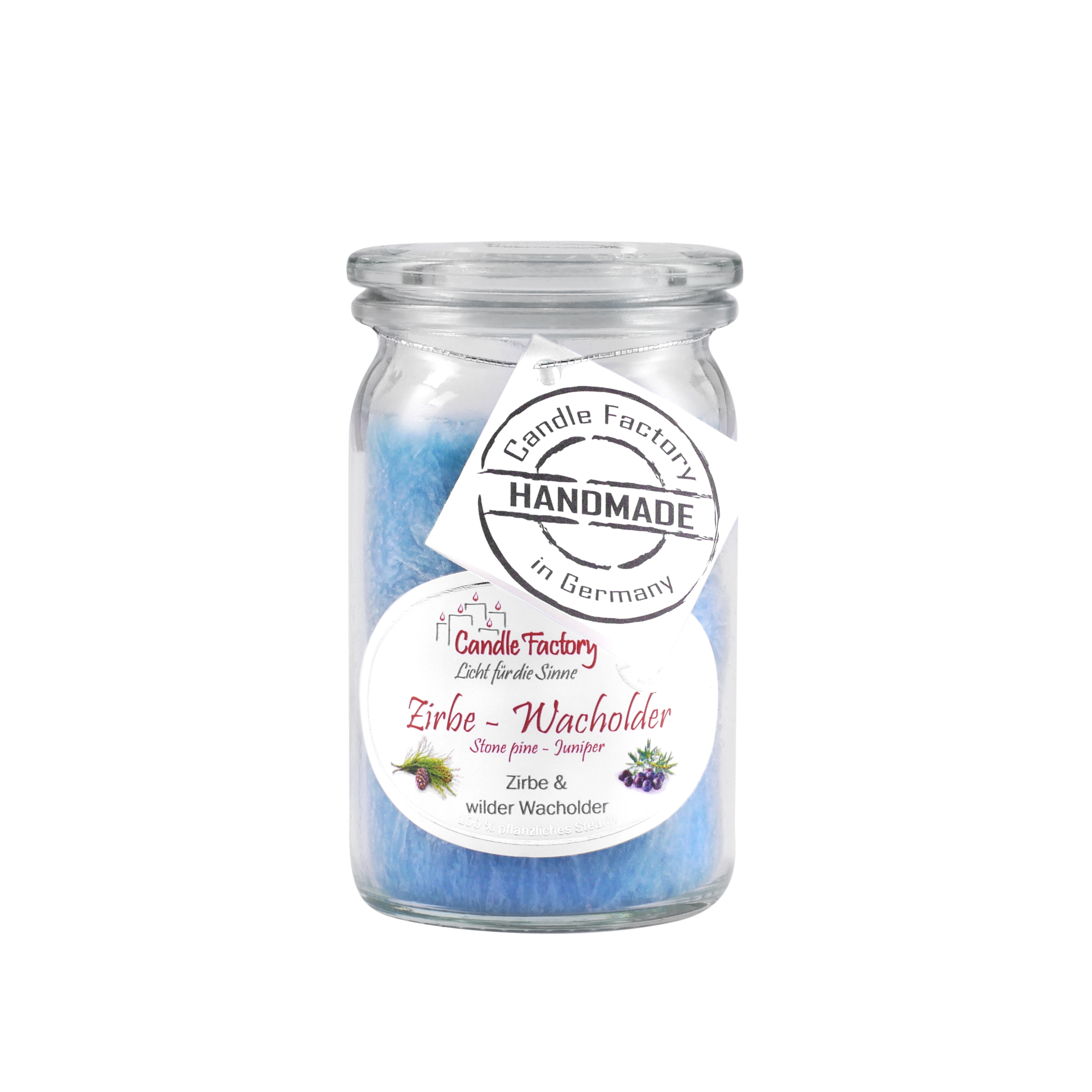 Candle Factory Baby Jumbo Zirbe-Wacholder Duftkerze Dekokerze 308106