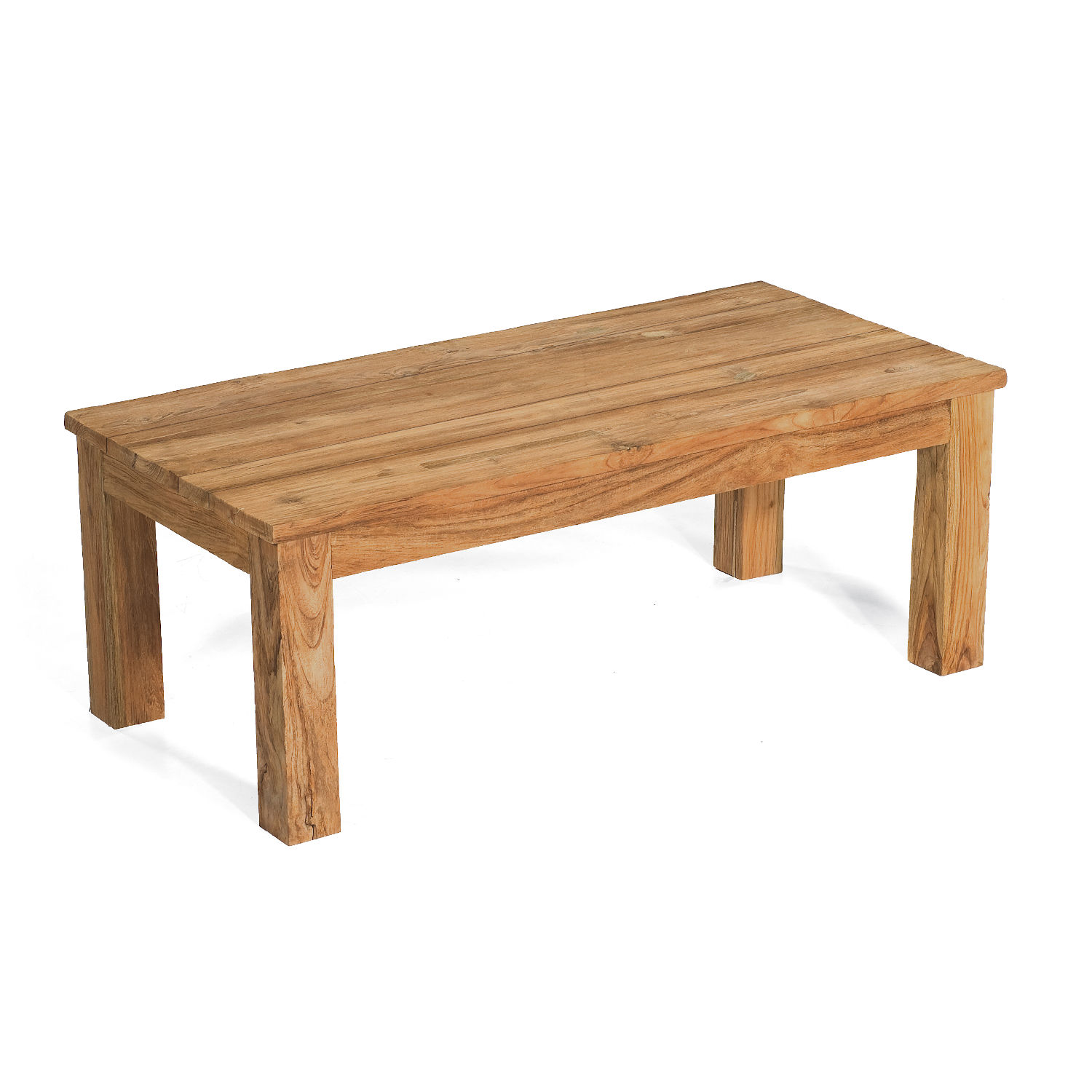Sonnenpartner Charleston Loungetisch Gartentisch Teakholz Old Teak 120x60 cm