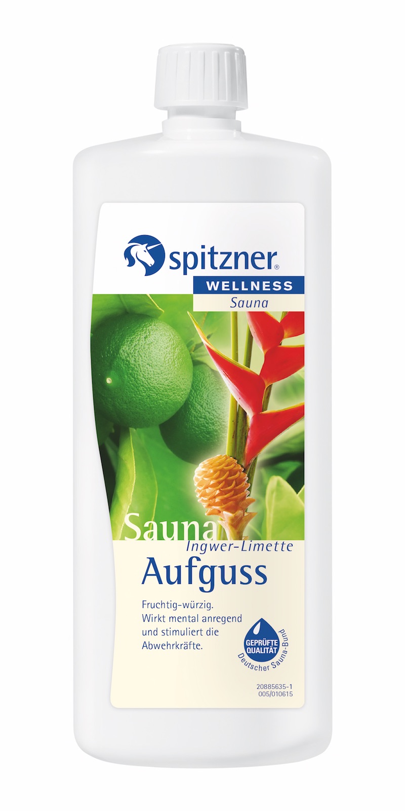 Spitzner Saunaaufguss Ingwer Limette 1 Liter 8850018