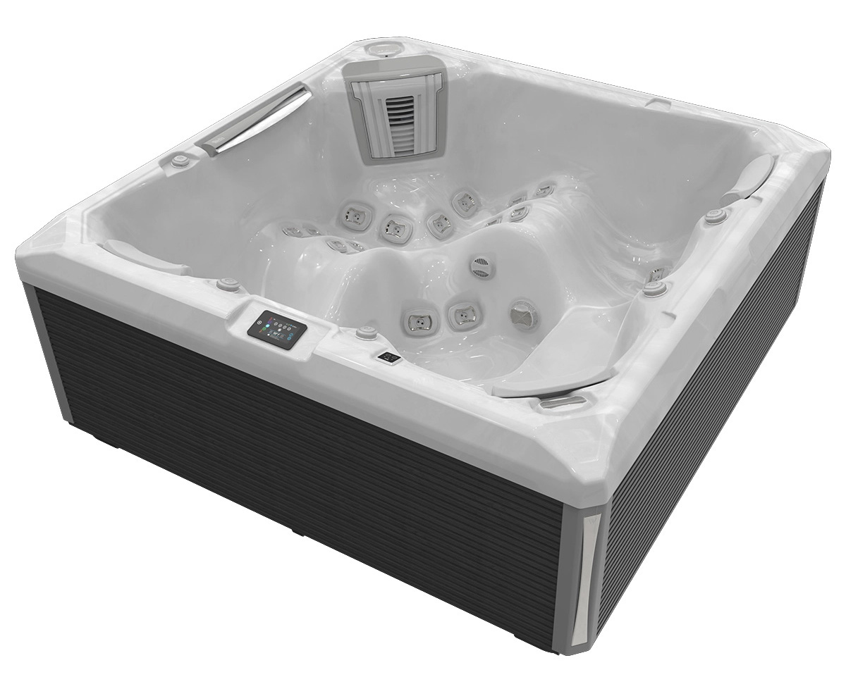 Wellis Makalu Life Deluxe Whirlpool Außenwhirlpool 215x215x86,5cm für 5 Personen inkl. Thermocover