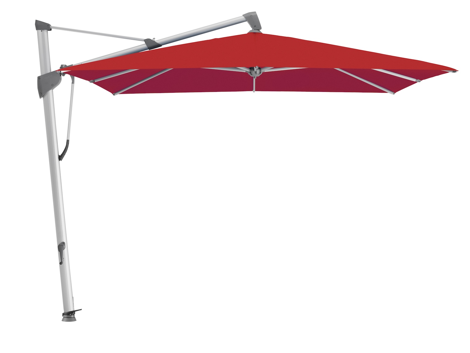 GLATZ Ampelschirm SOMBRANO® S+ quadratisch 300 x 300 cm Freiarmschirm in 5 Farben