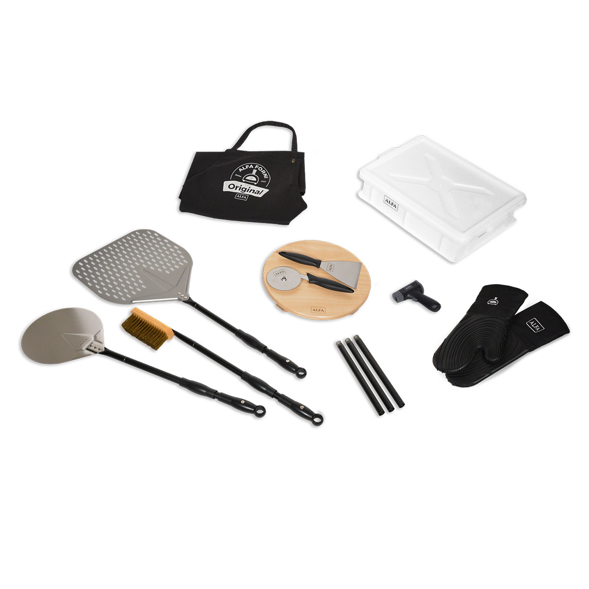 Alfa Forni Pizzaiolo Master Kit Pizza Zubehör Set AC-SETPIZZA-M