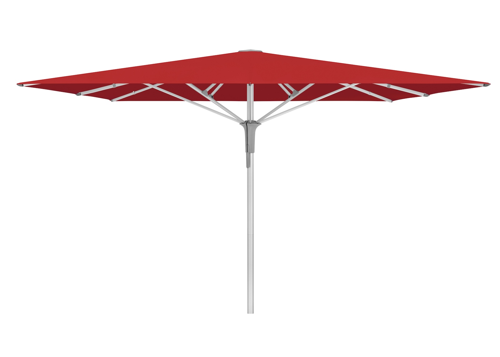 GLATZ Sonnenschirm FORTELLO® Pro quadratisch 400 x 400 cm Mittelmastschirm in 10 Farbvarianten