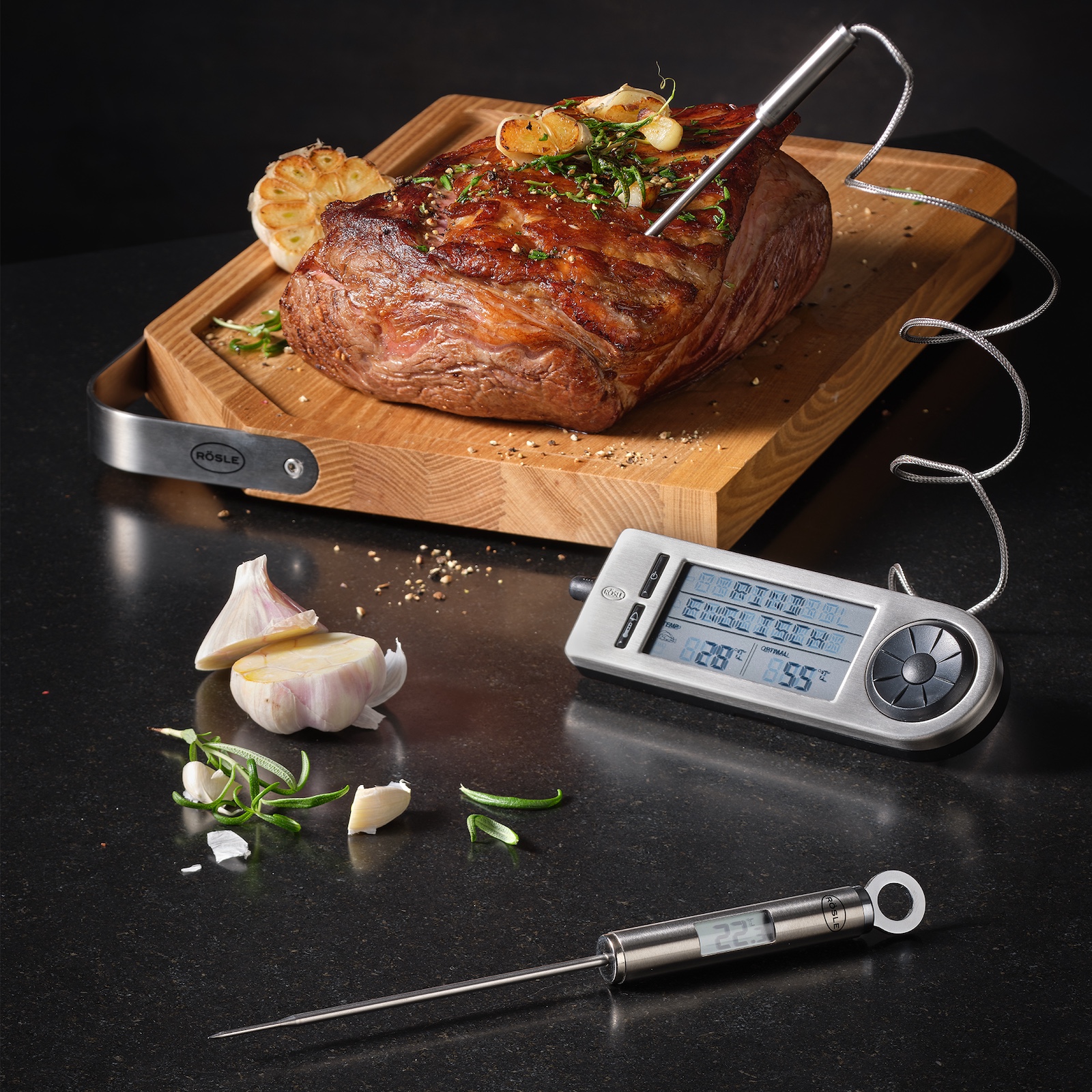 Rösle Barbecue-Kerntemperaturmesser Grillthermometer 250086