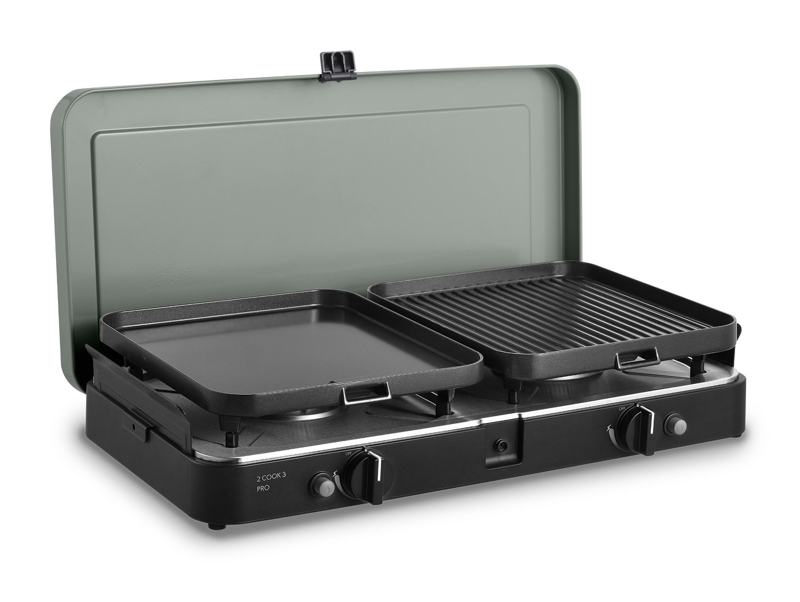 Cadac 2-Cook 3 Pro Deluxe 30mbar BBQ Gasgrill Tischgrill Campinggrill 203P1-20-EF