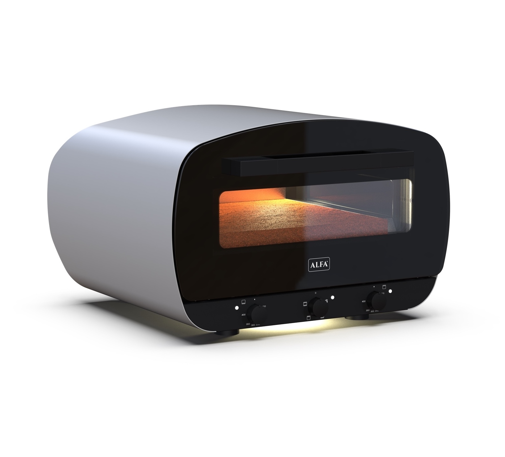 Alfa Forni Elektro Pizzaofen URBE Hellgrau (RAL 7042) FXUR-1P-EGRI