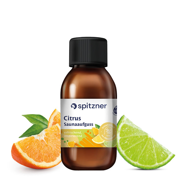 Spitzner Saunaaufguss Citrus 125 ml Wellness Sauna Aufguss Wellnessaufguss