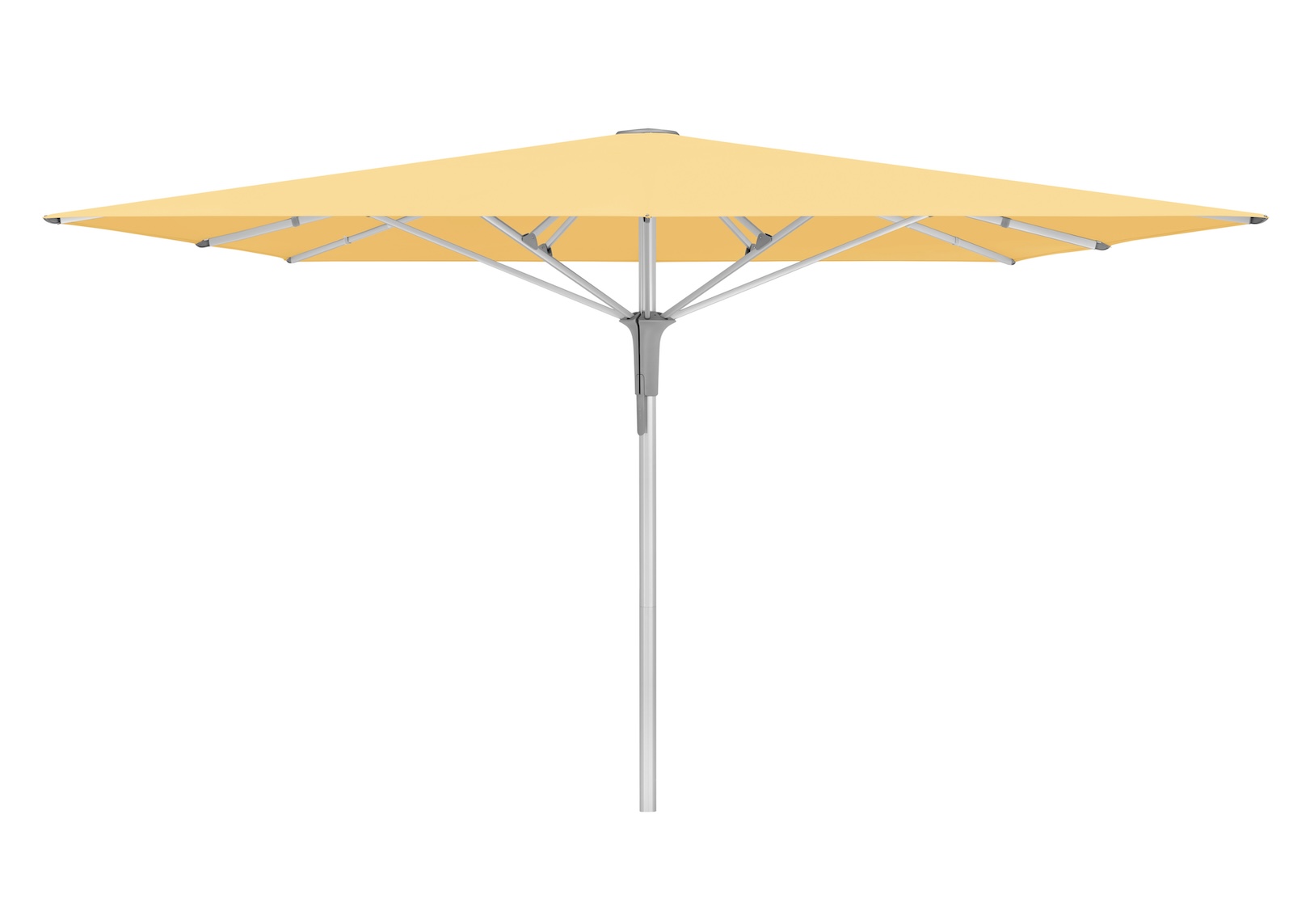 GLATZ Sonnenschirm FORTELLO® Pro quadratisch 400 x 400 cm Mittelmastschirm in 10 Farbvarianten