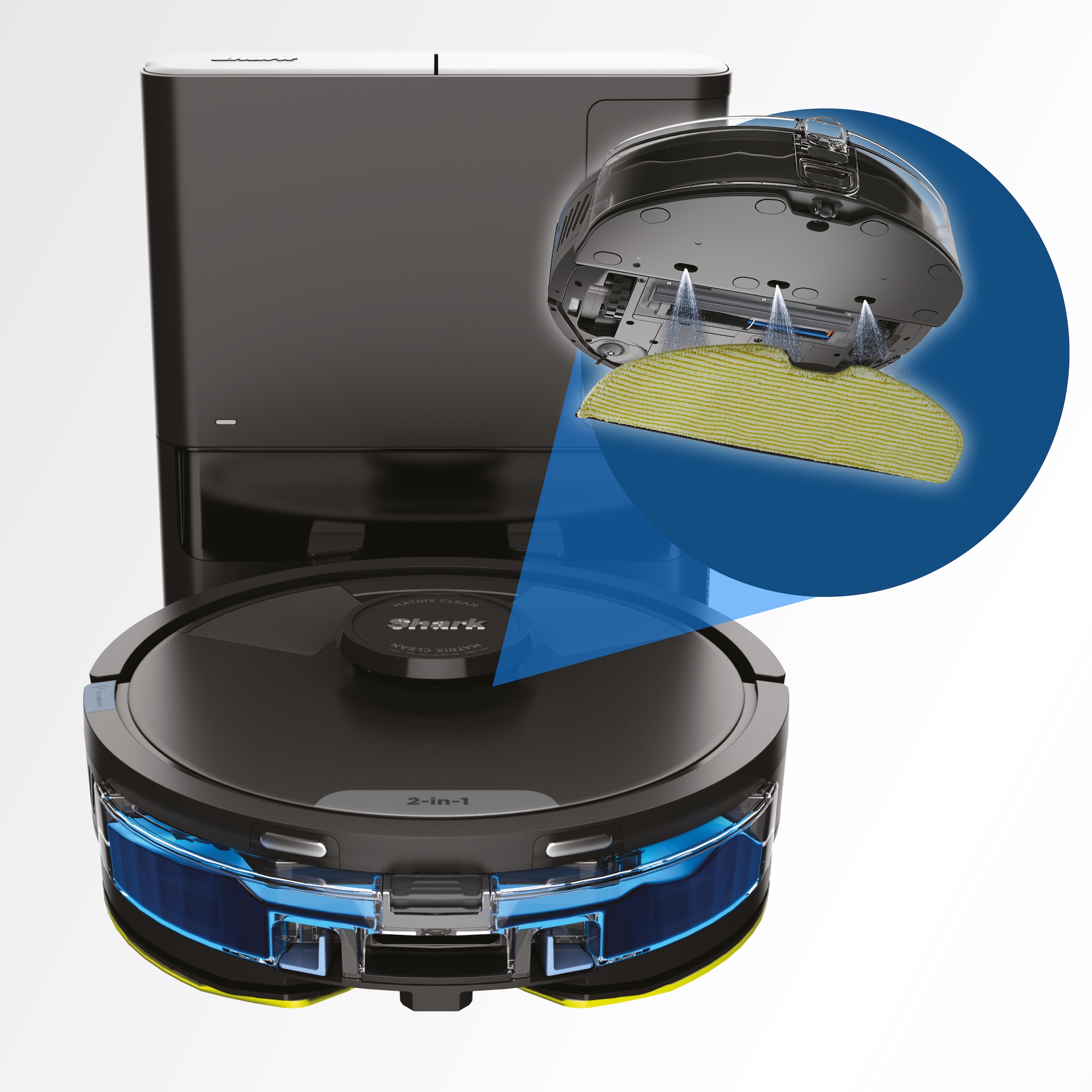 Shark Matrix Plus 2-in-1 Saug- und Wischroboter mit automatischem Entleerungssystem RV2620WAEU